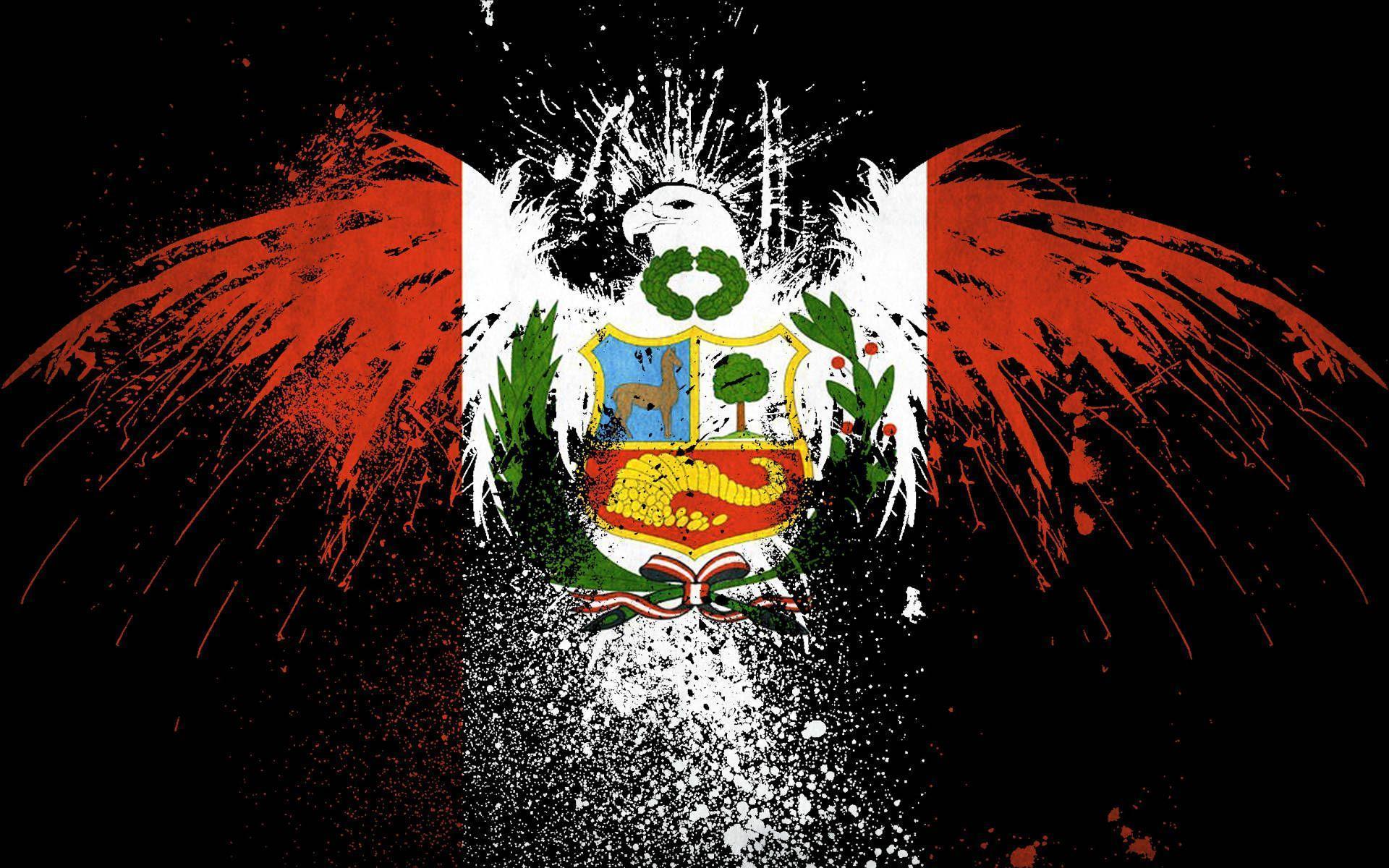 Peru Flag Wallpaper