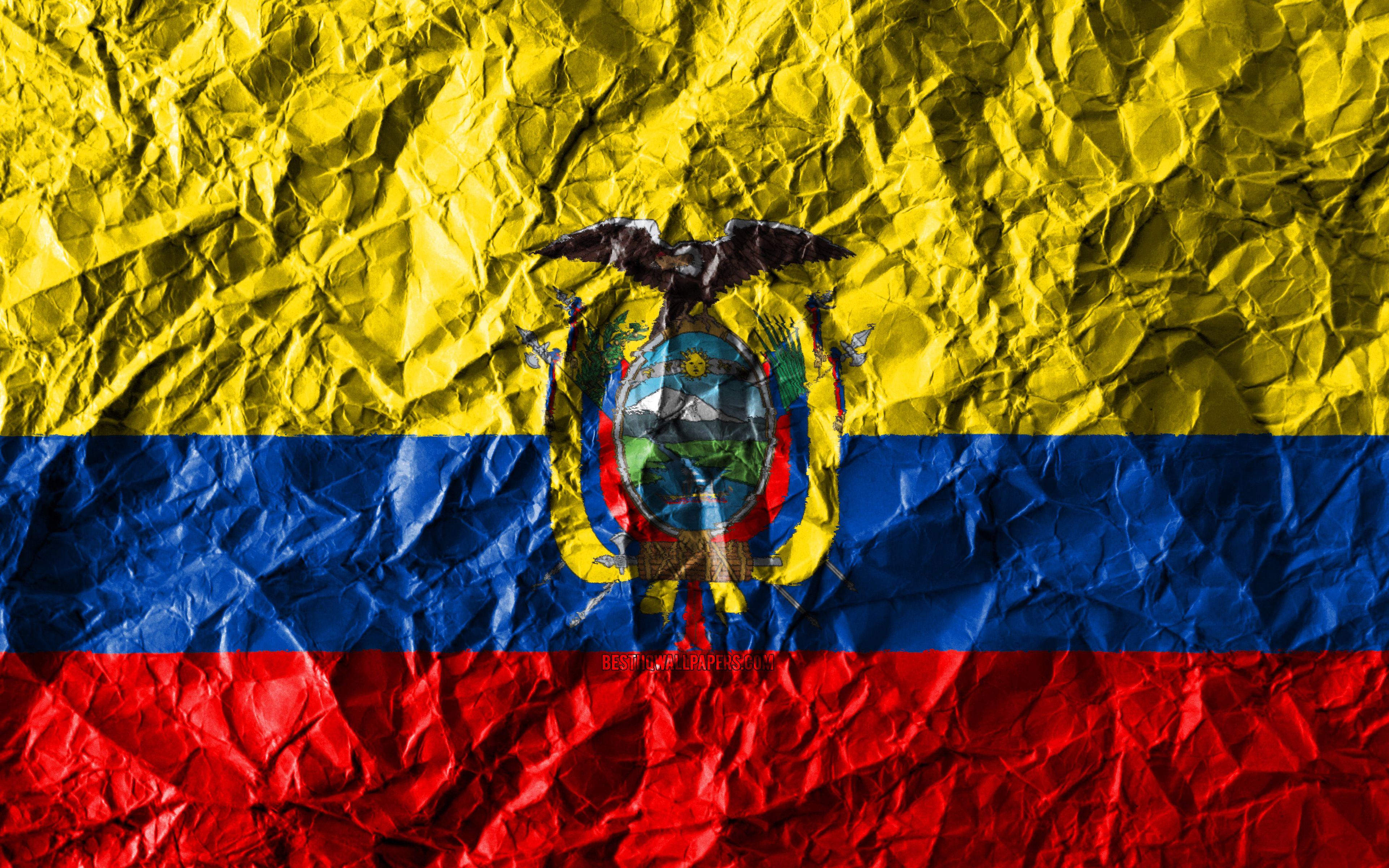 Ecuador Flag Wallpaper