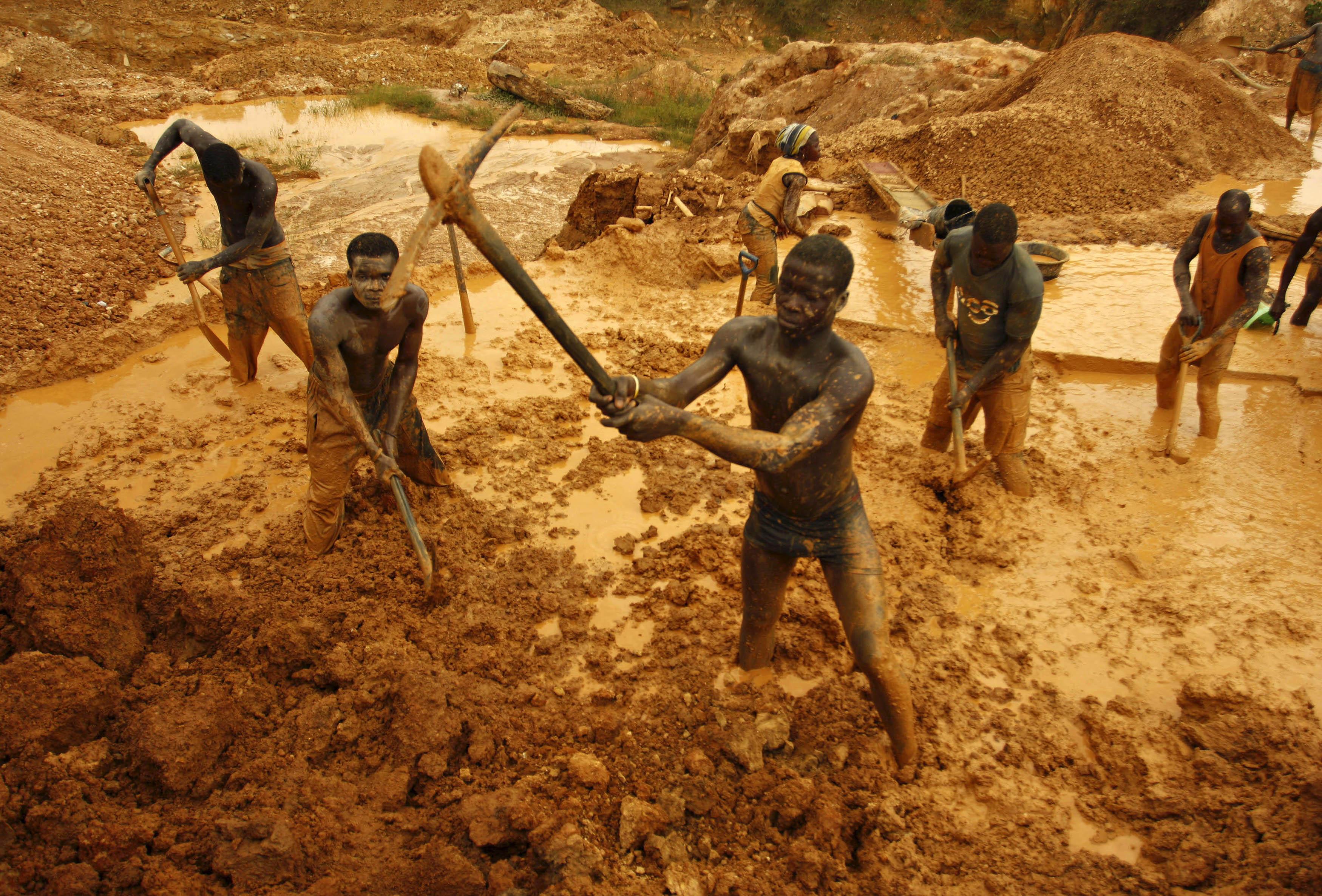 3500x2372 Ghana Gold Mines HD Wallpaper and Background Image