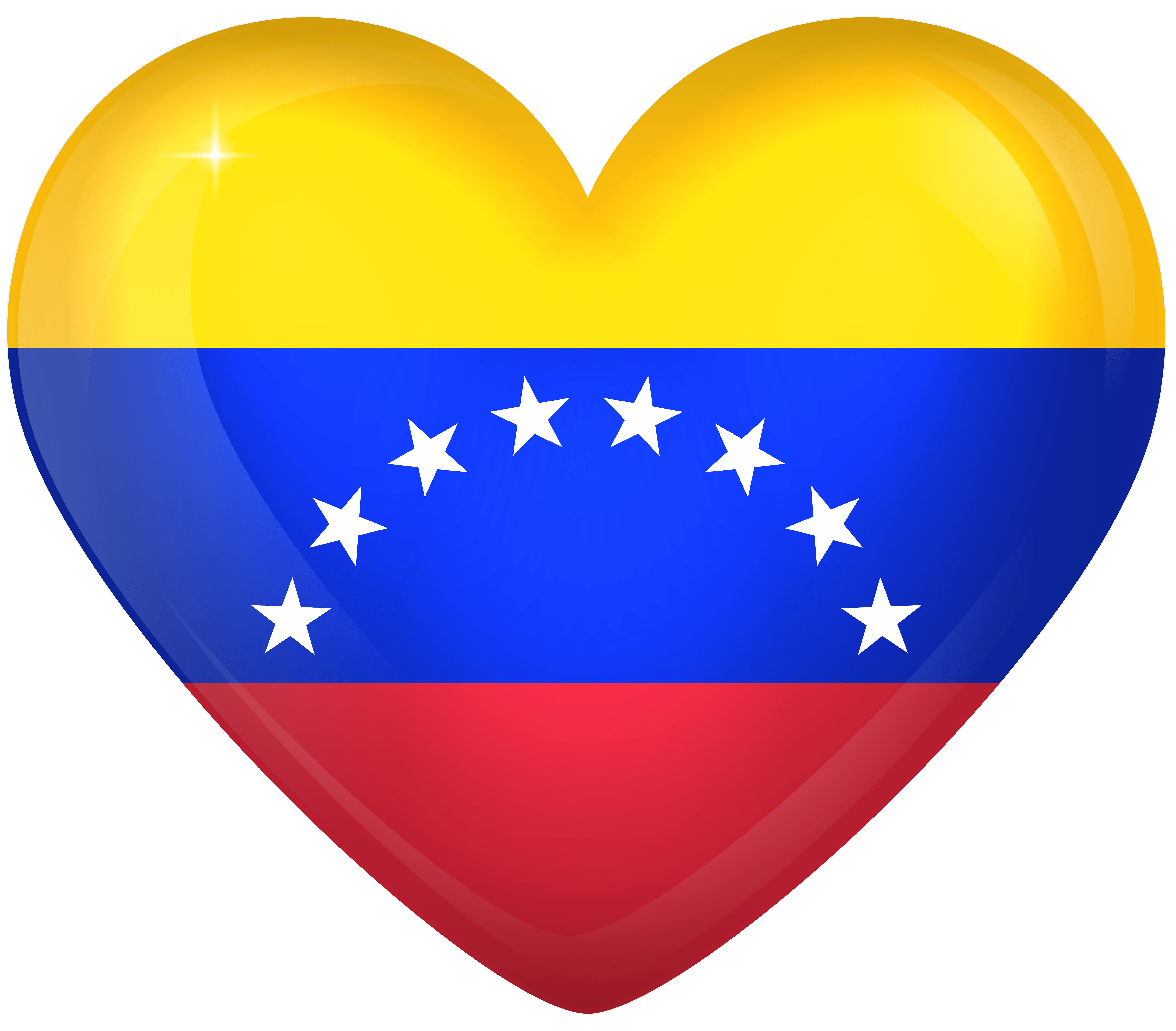 6000x5259 Venezuela Large Heart Flag