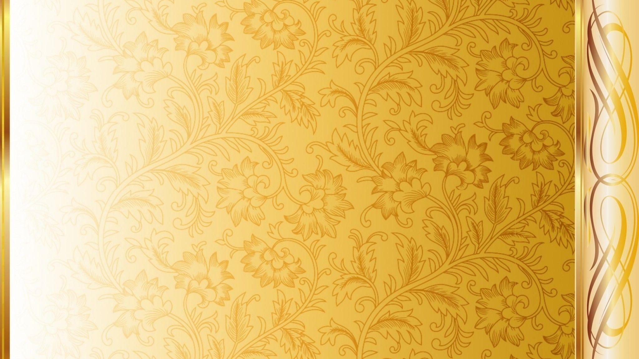 2048x1152 Yellow Gold Wallpaper