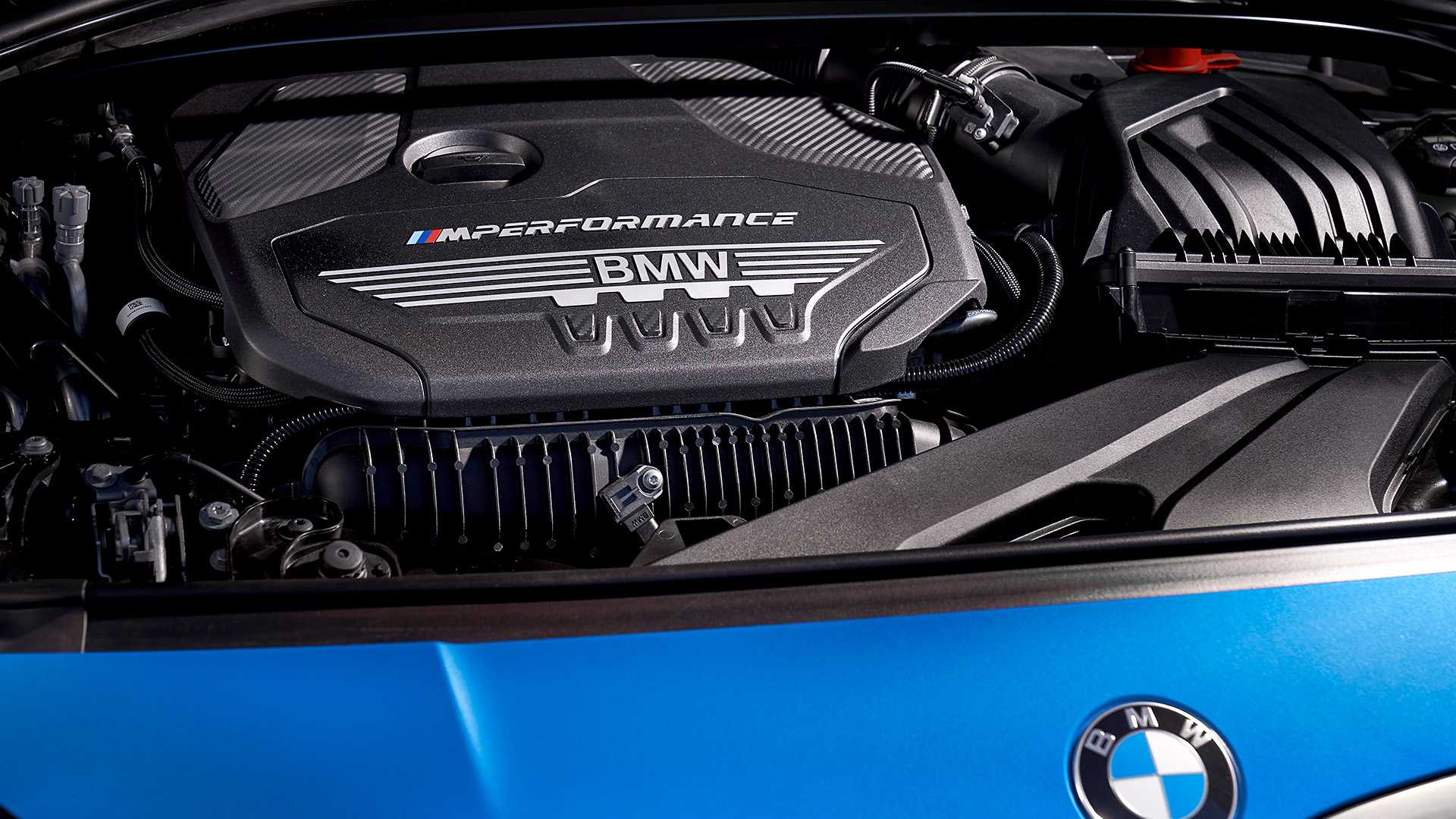1920x1080 BMW M135i xDrive (Color: Misano Blue Metallic) Engine
