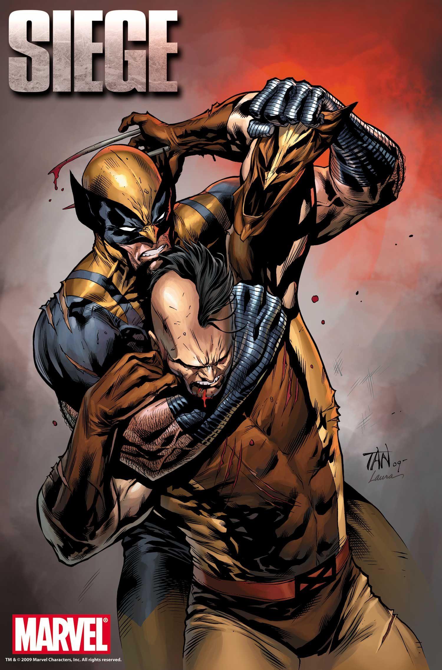 1500x2277 Wolverine vs Dark wolverine.  Truyện tranh Trận đánh.  Tối tăm