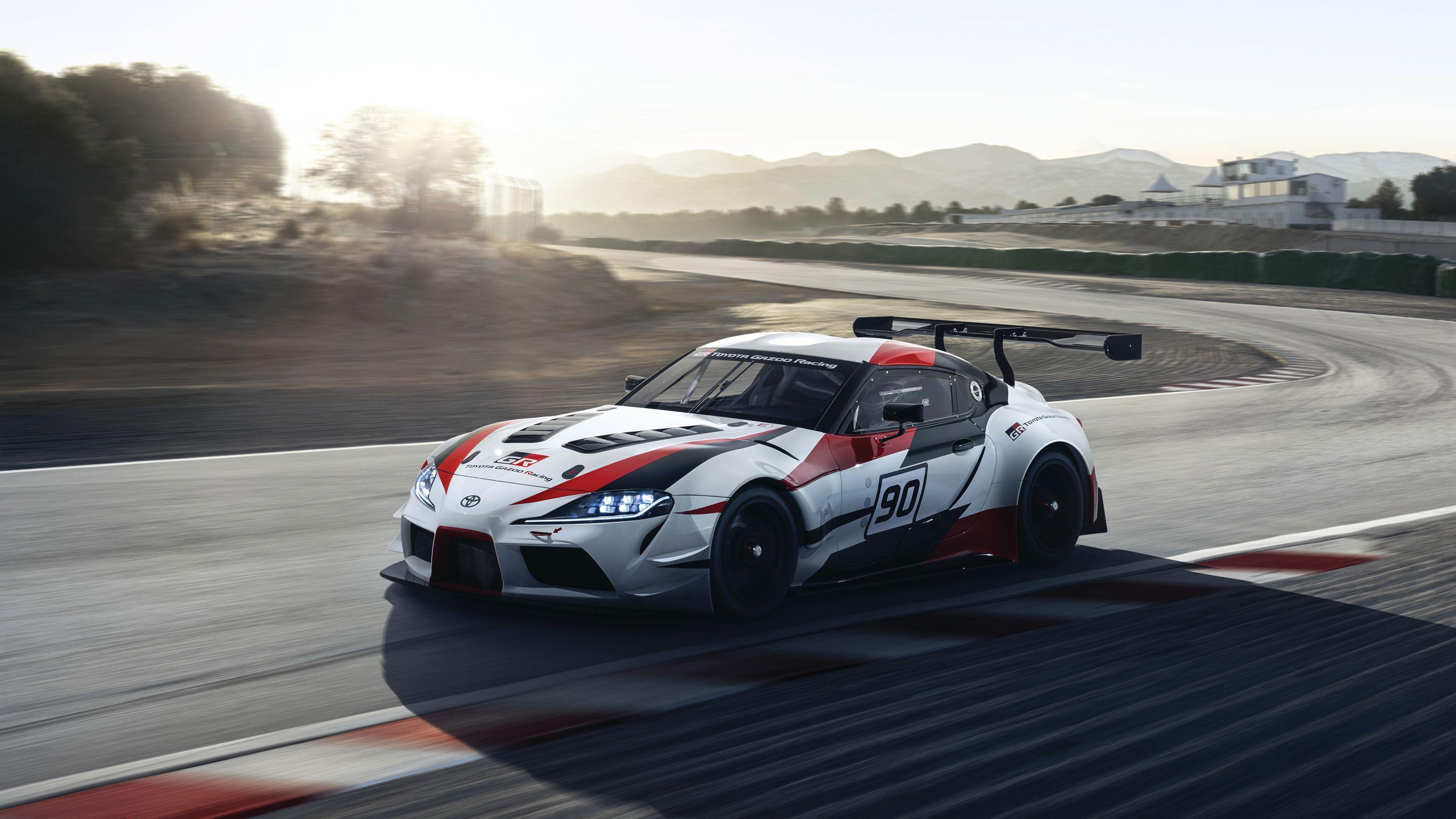 3840x2160 Toyota GR Supra Racing Concept 4K 2 Wallpaper. HD Car
