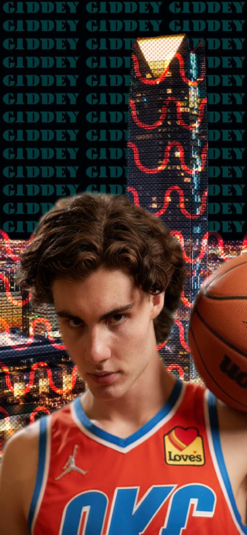 828x1792 Made a Giddey wallpaper