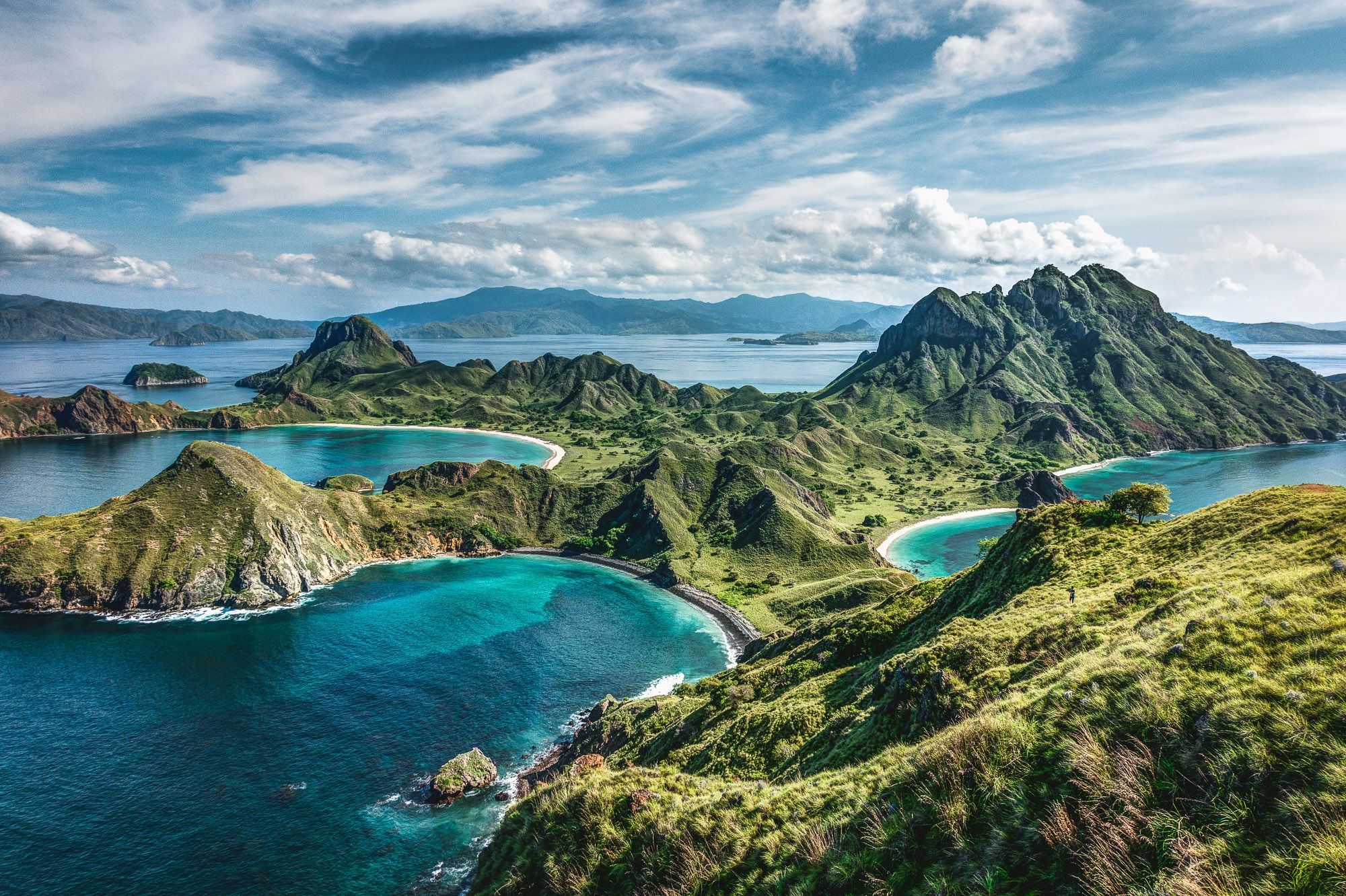 2000x1332 Wallpaper sea, Islands, Indonesia
