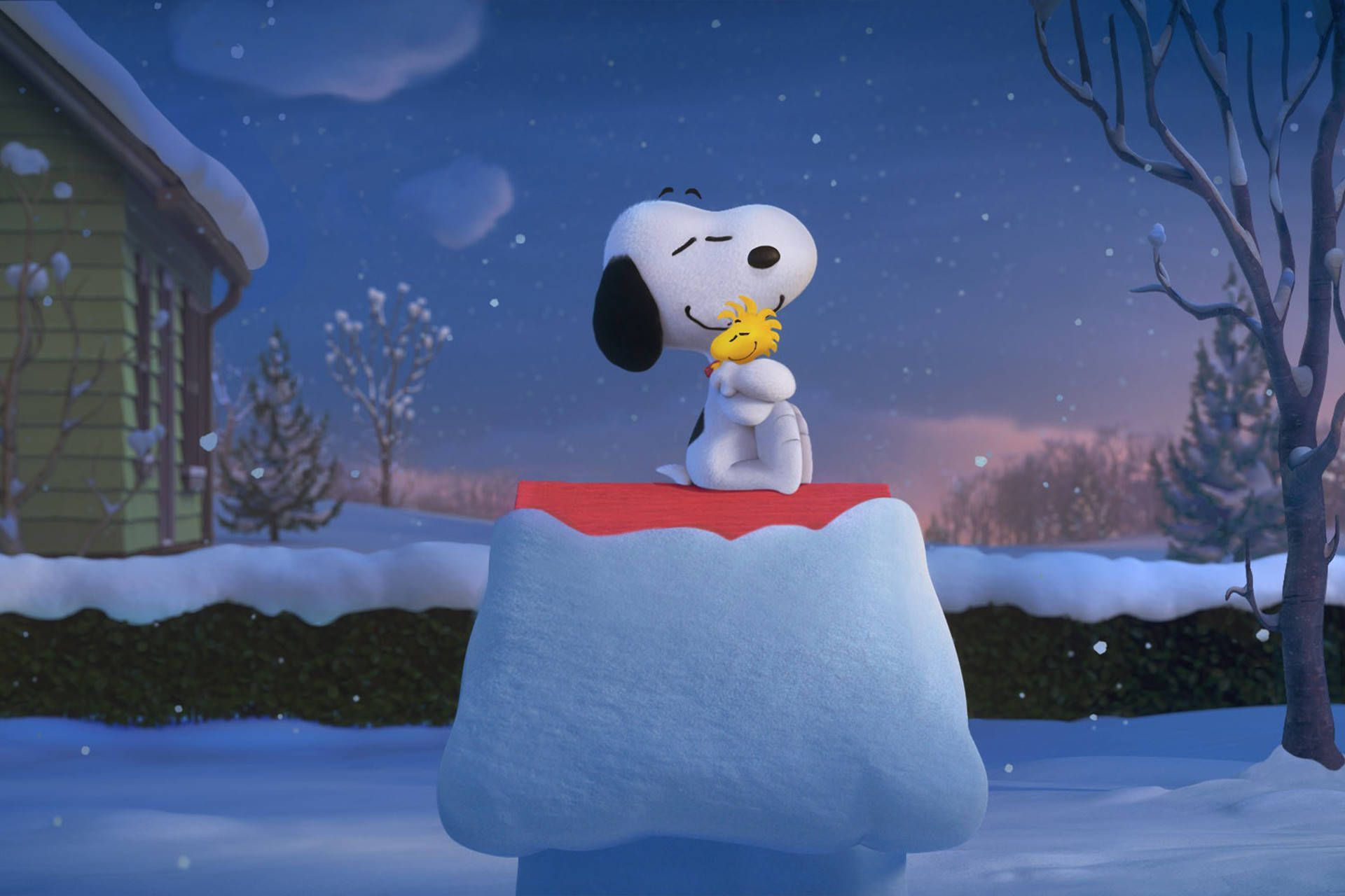 1920x1280 Download free Snoopy Christmas Hug