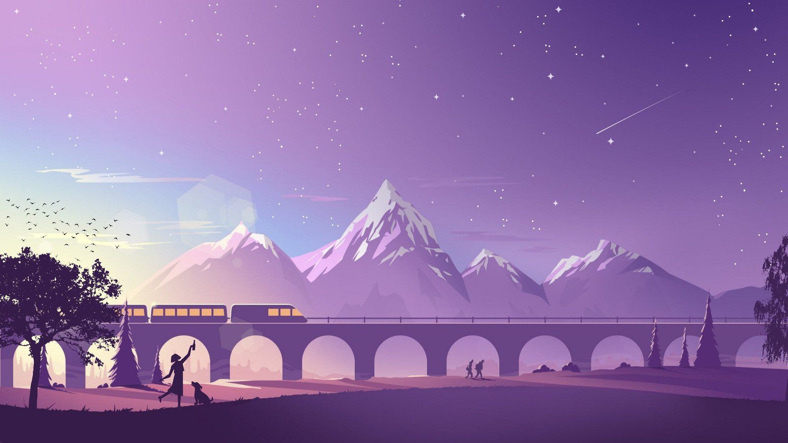 1600x900 customizable wallpaper purple templates