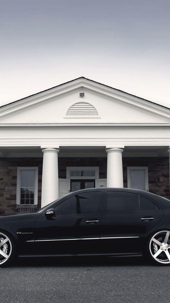 720x1280 mercedes benz, vossen, w e class, amg, black
