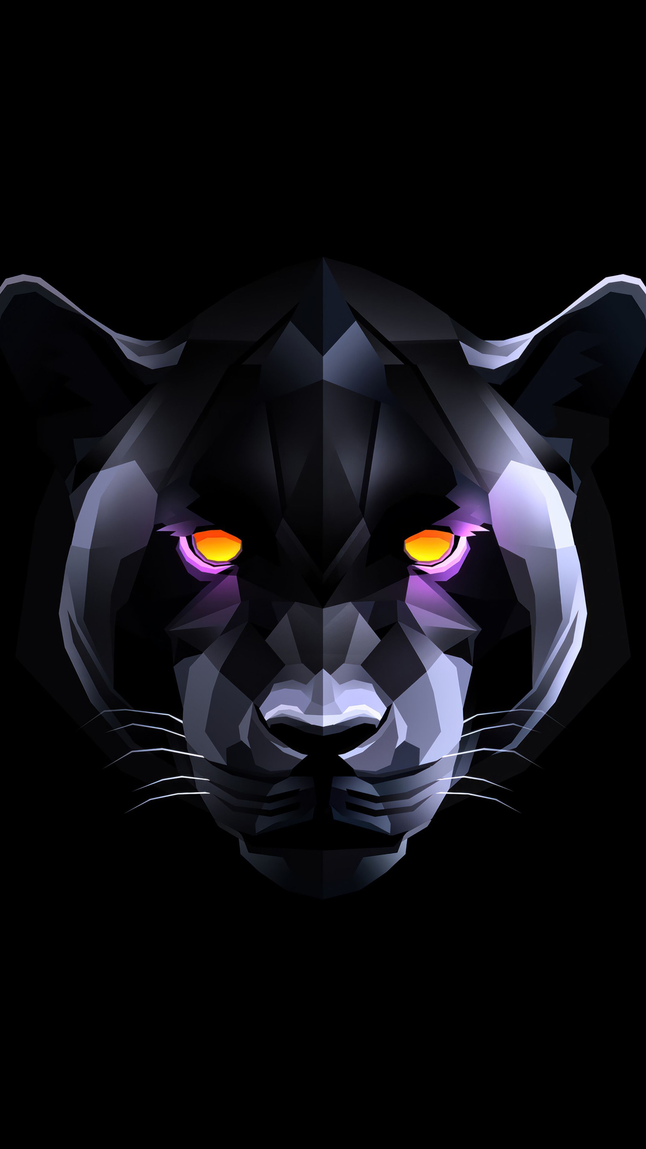 2160x3840 Black Panther Black Abstract Digital