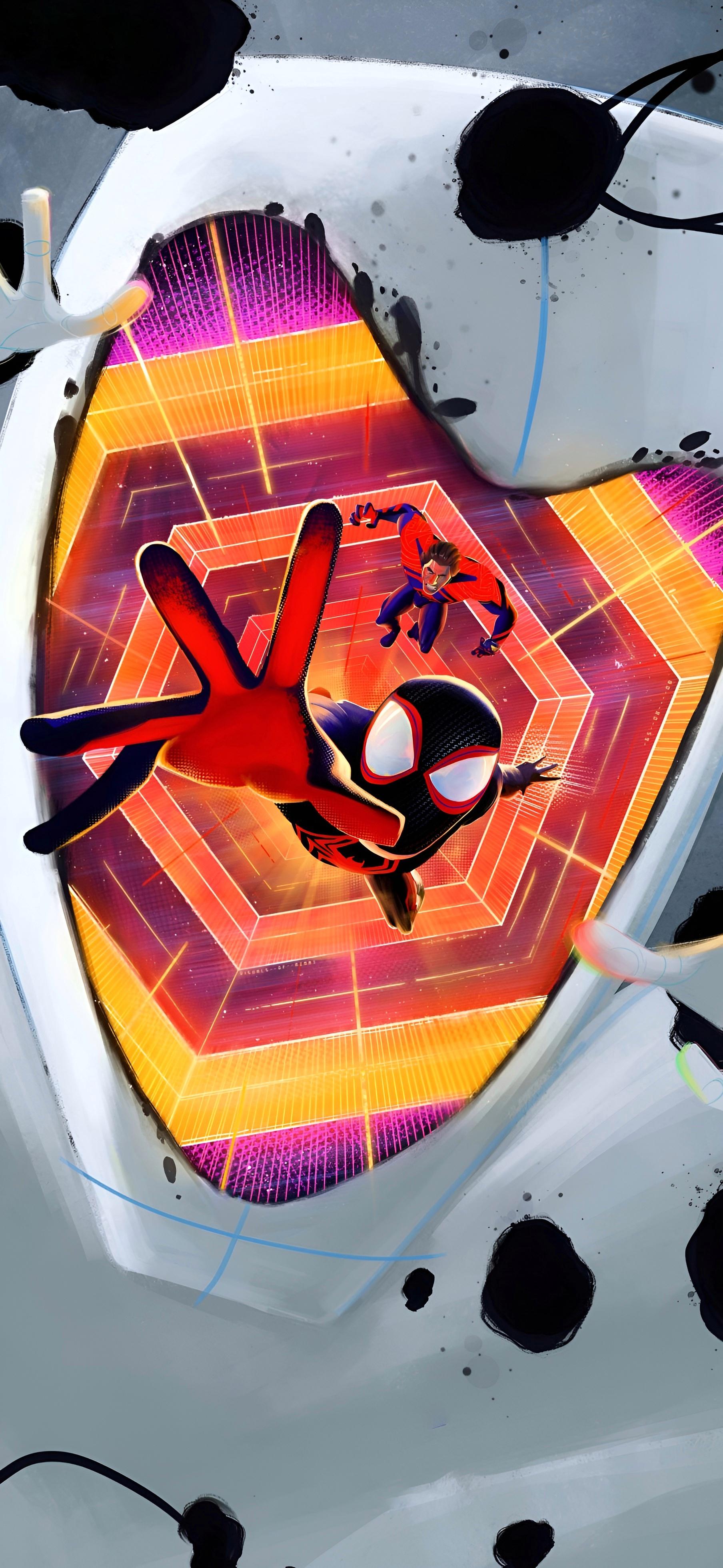 1808x3918 Spiderverse wallpaper 1808x3918