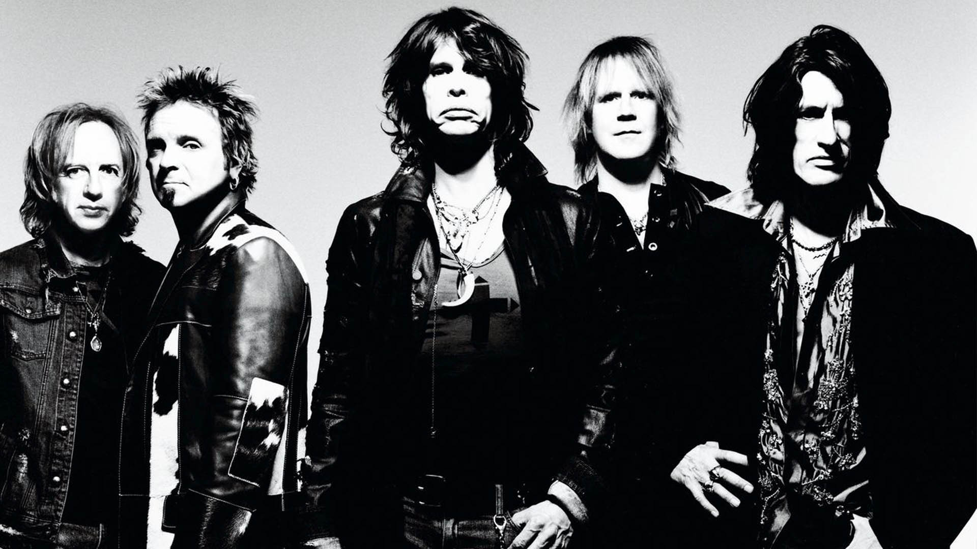 1920x1080 Black Aerosmith Wallpaper