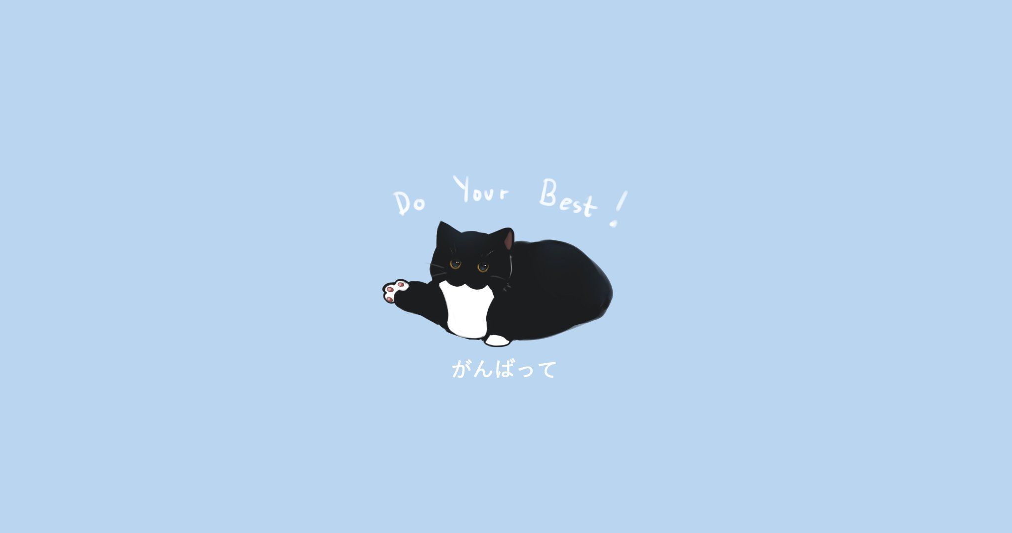 2048x1080 I make cat wallpaper