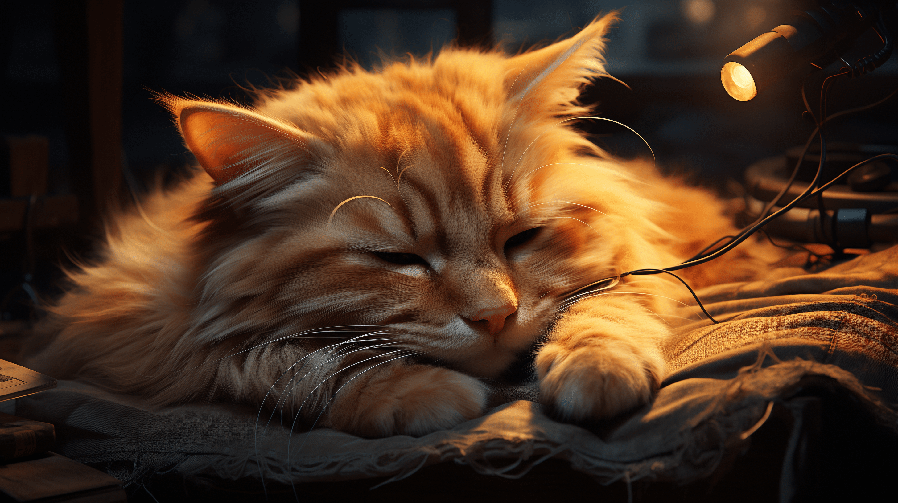 2912x1632 Cat Wallpaper