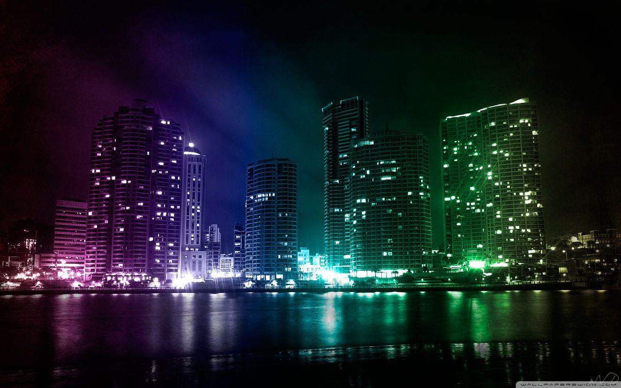 1280x800 City Lights ❤ 4K HD Desktop Wallpaper for 4K Ultra HD TV