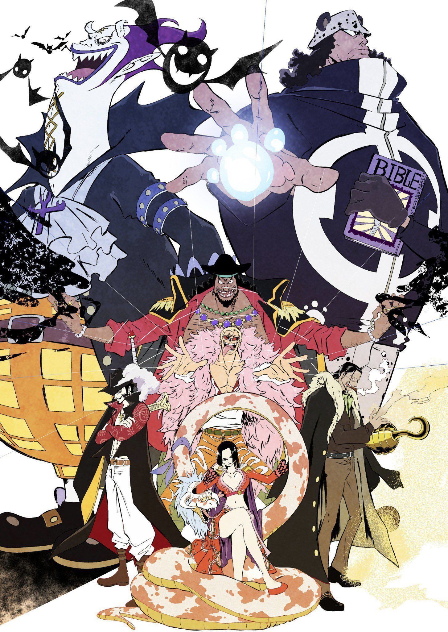 1453x2048 One Piece on X: 7 Warlords of the sea