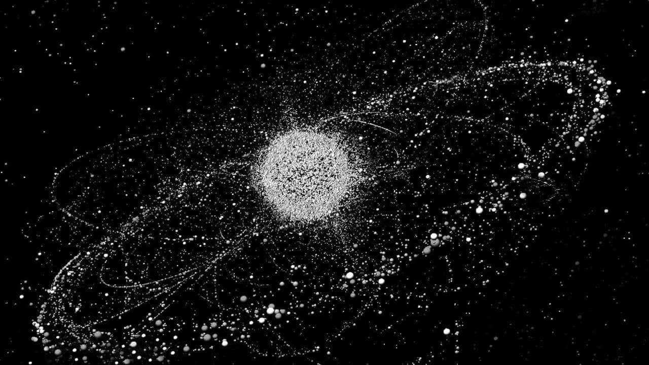 1280x720 Space Debris Wallpaper