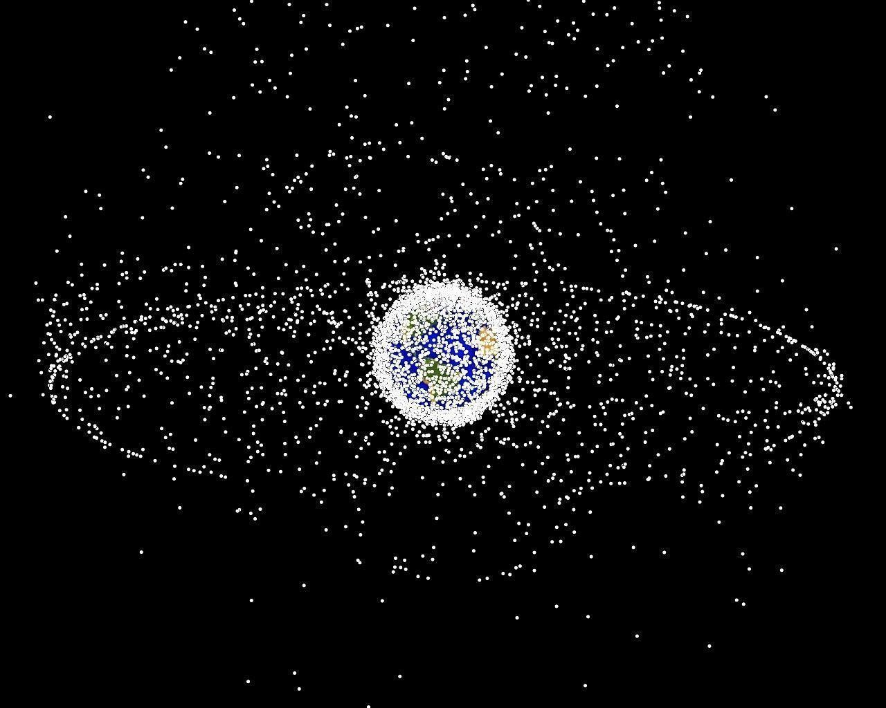 1280x1024 Space Debris & Space Image