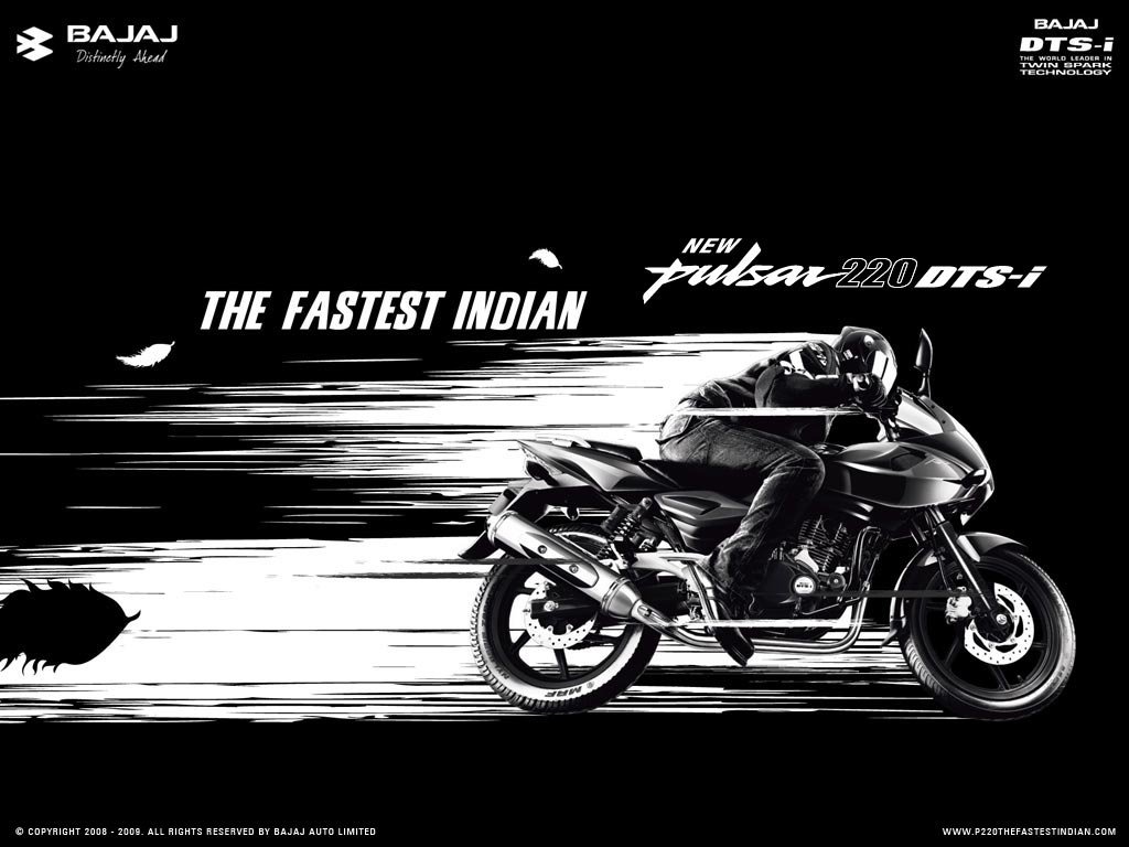 1024x768 Bajaj Pulsar 220 ::: 1024 X 768