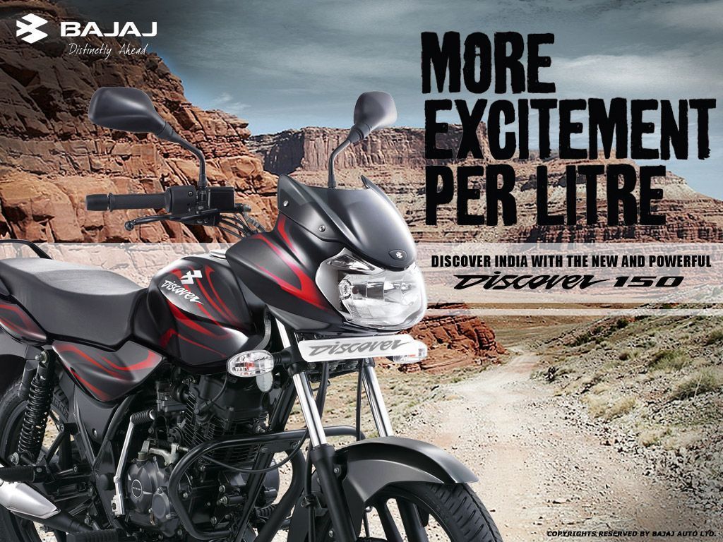 1024x768 Bajaj Discover 150 Wallpaper 3