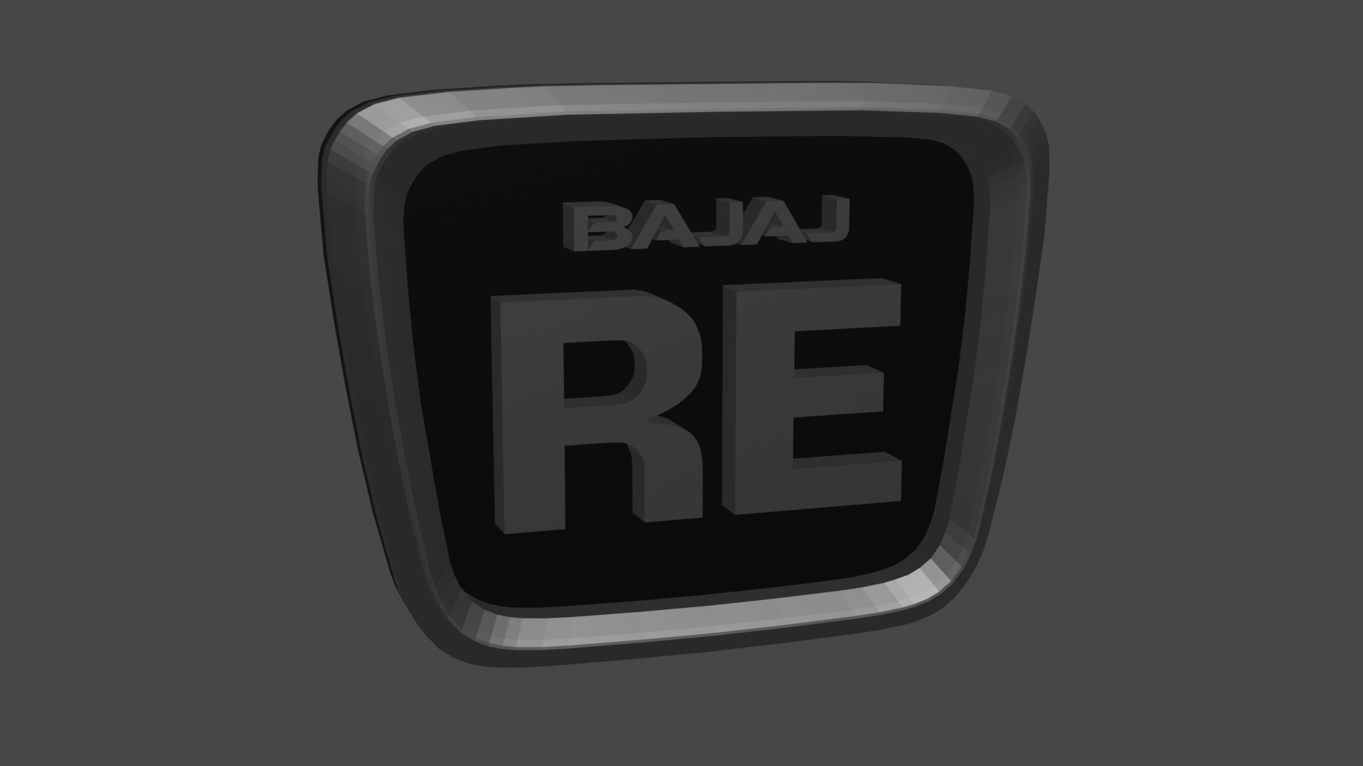 1920x1080 3D file RE BAJAJ Logo RE BAJAJ Torito