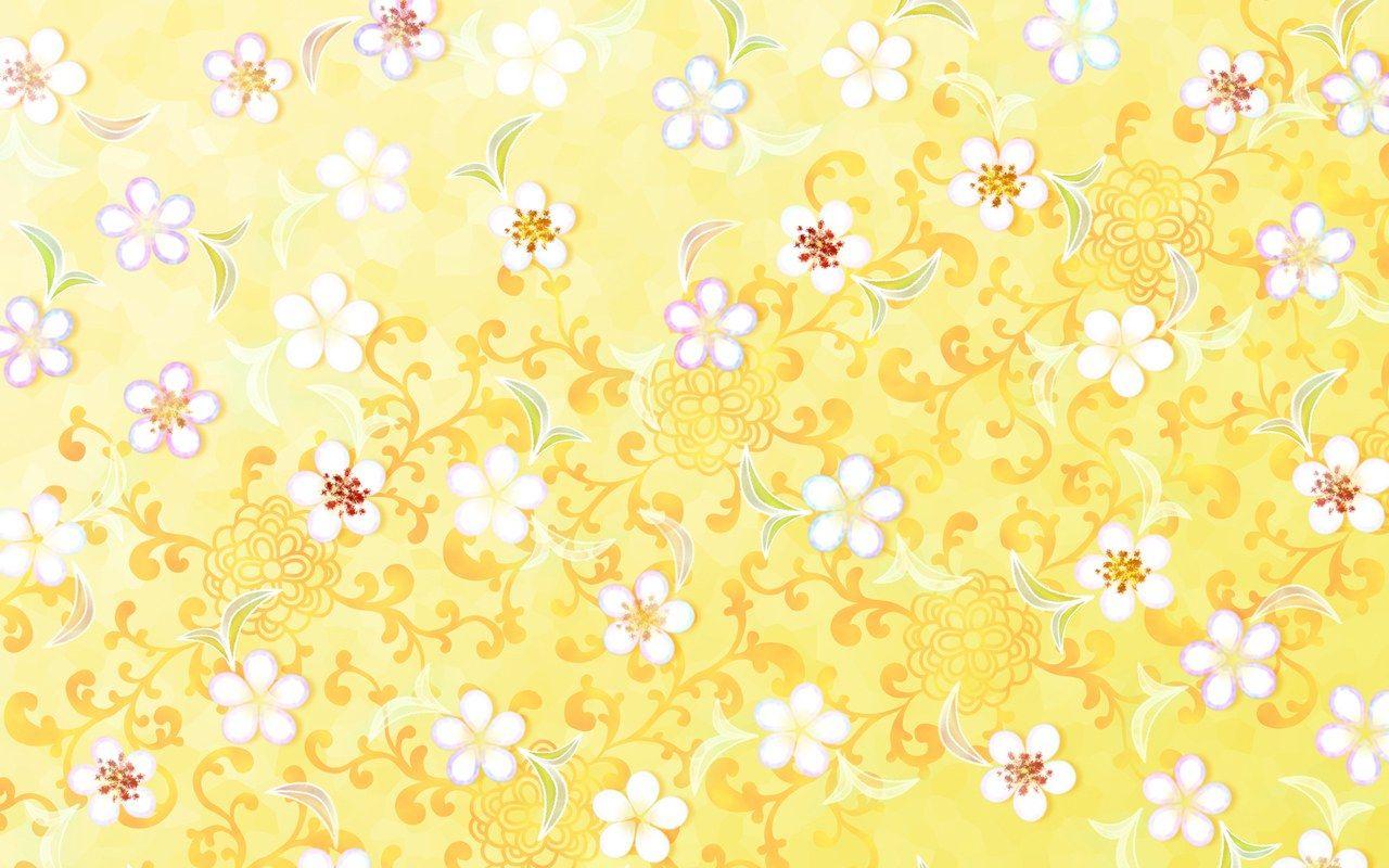 1280x800 Yellow Flower Wallpaper Designs