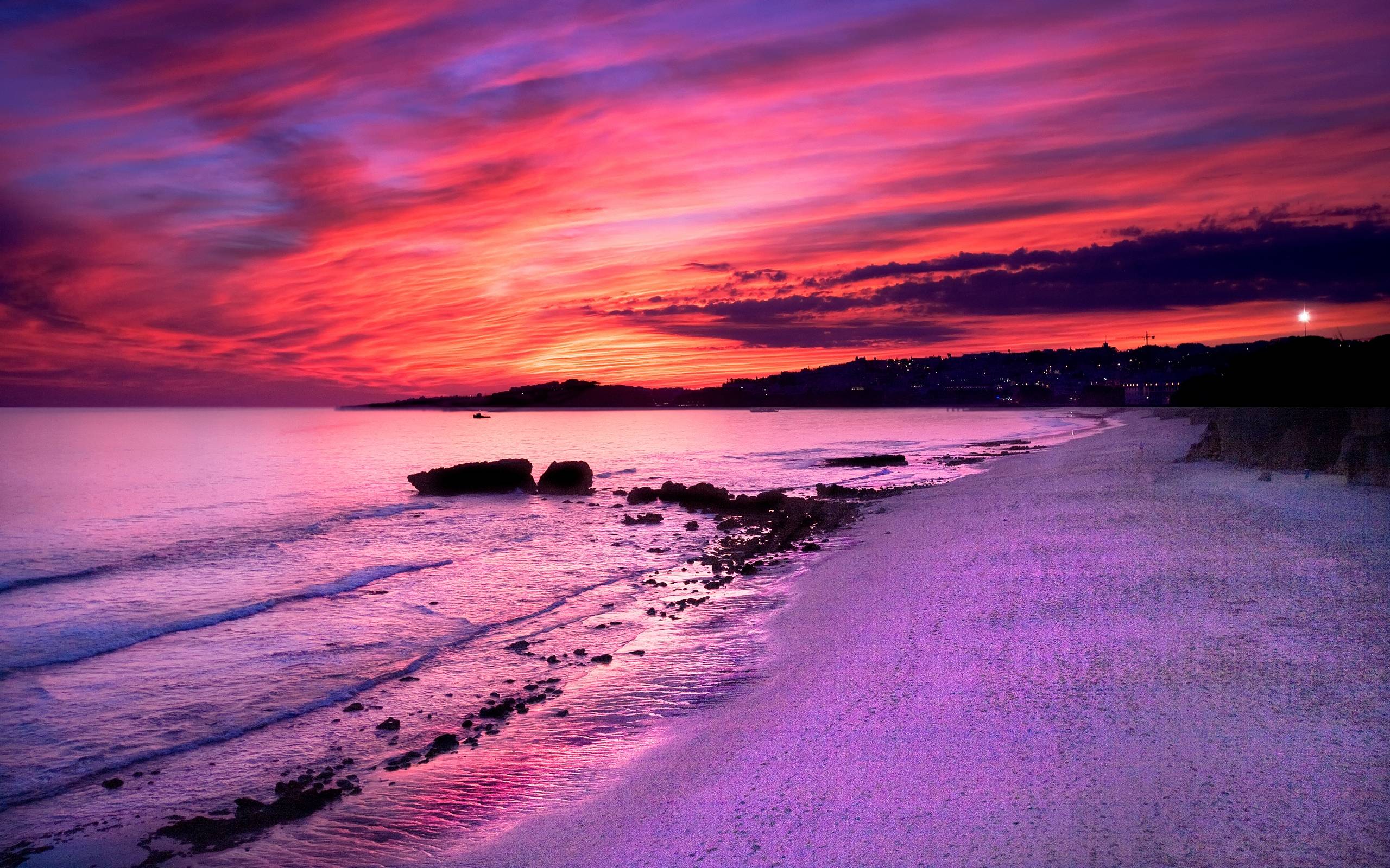 2560x1600 Purple Scenic Wallpaper