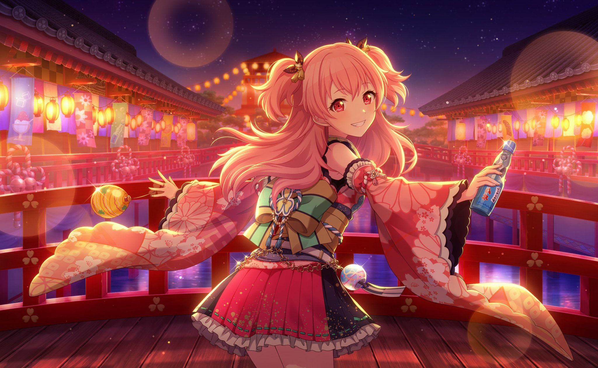 2048x1261 feat. Hatsune Miku, Momoi Airi, summer