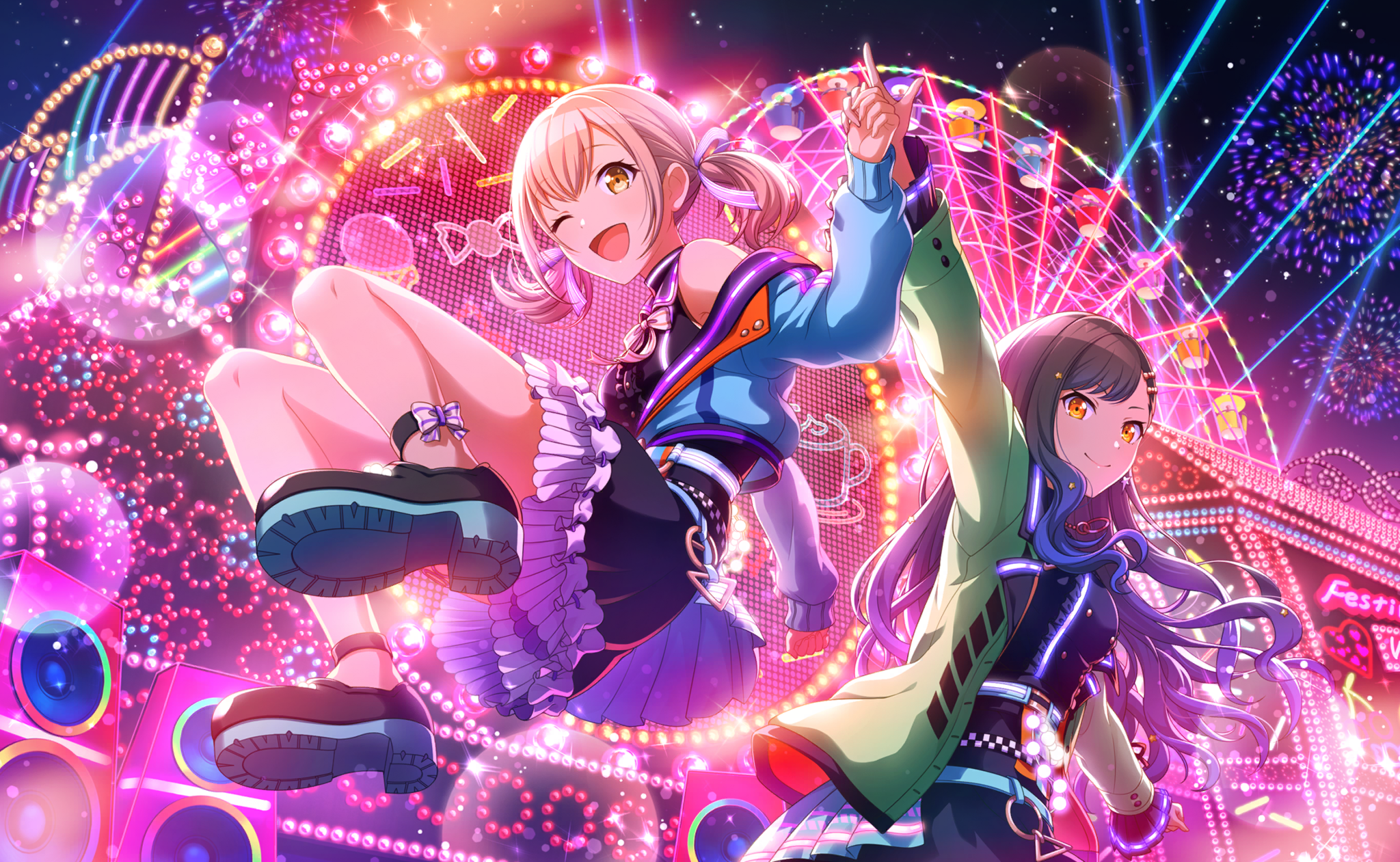 2048x1261 Hatsune Miku: Colorful Stage! Wallpaper