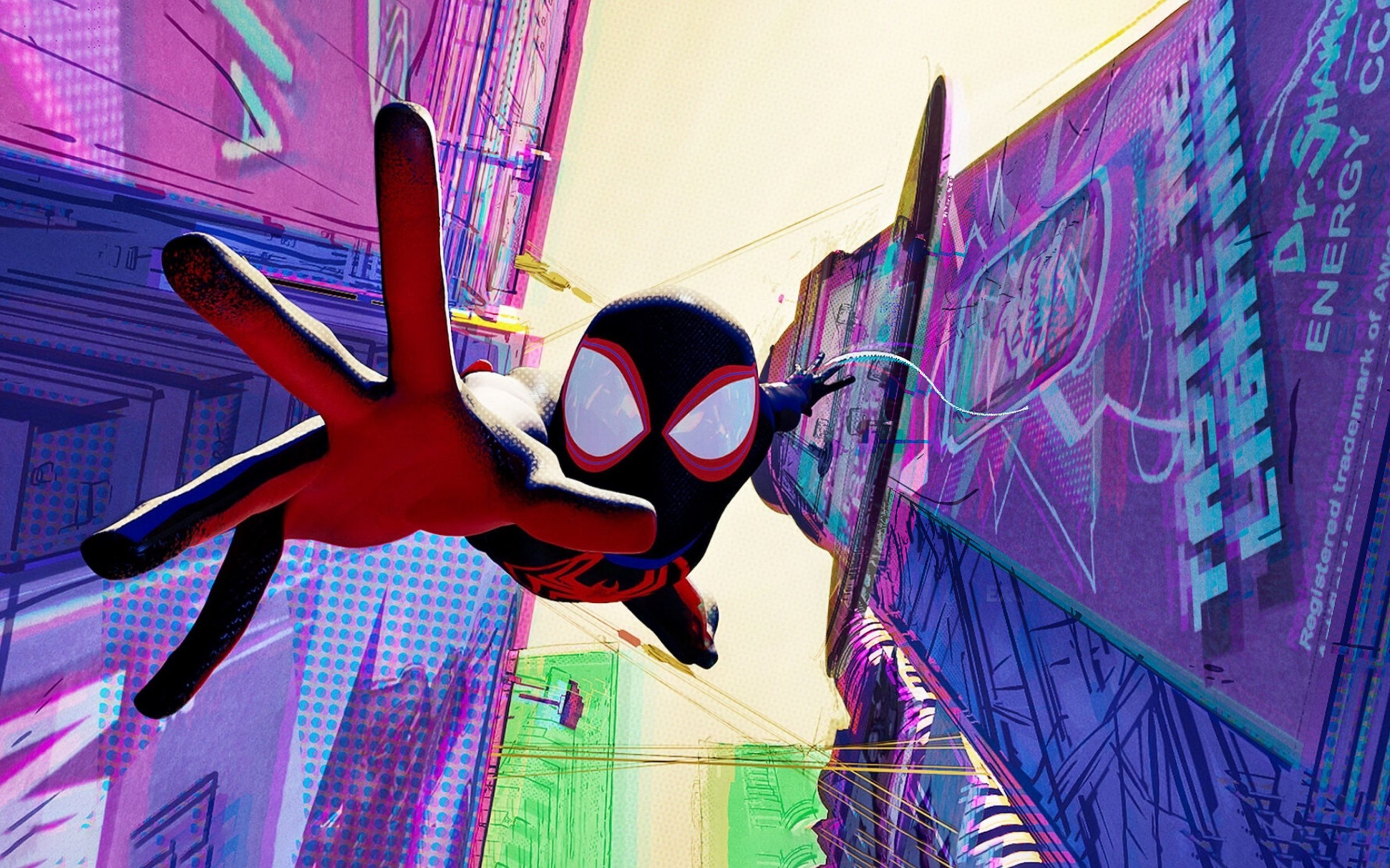 2880x1800 Across The Spider Verse Wallpaper 4K
