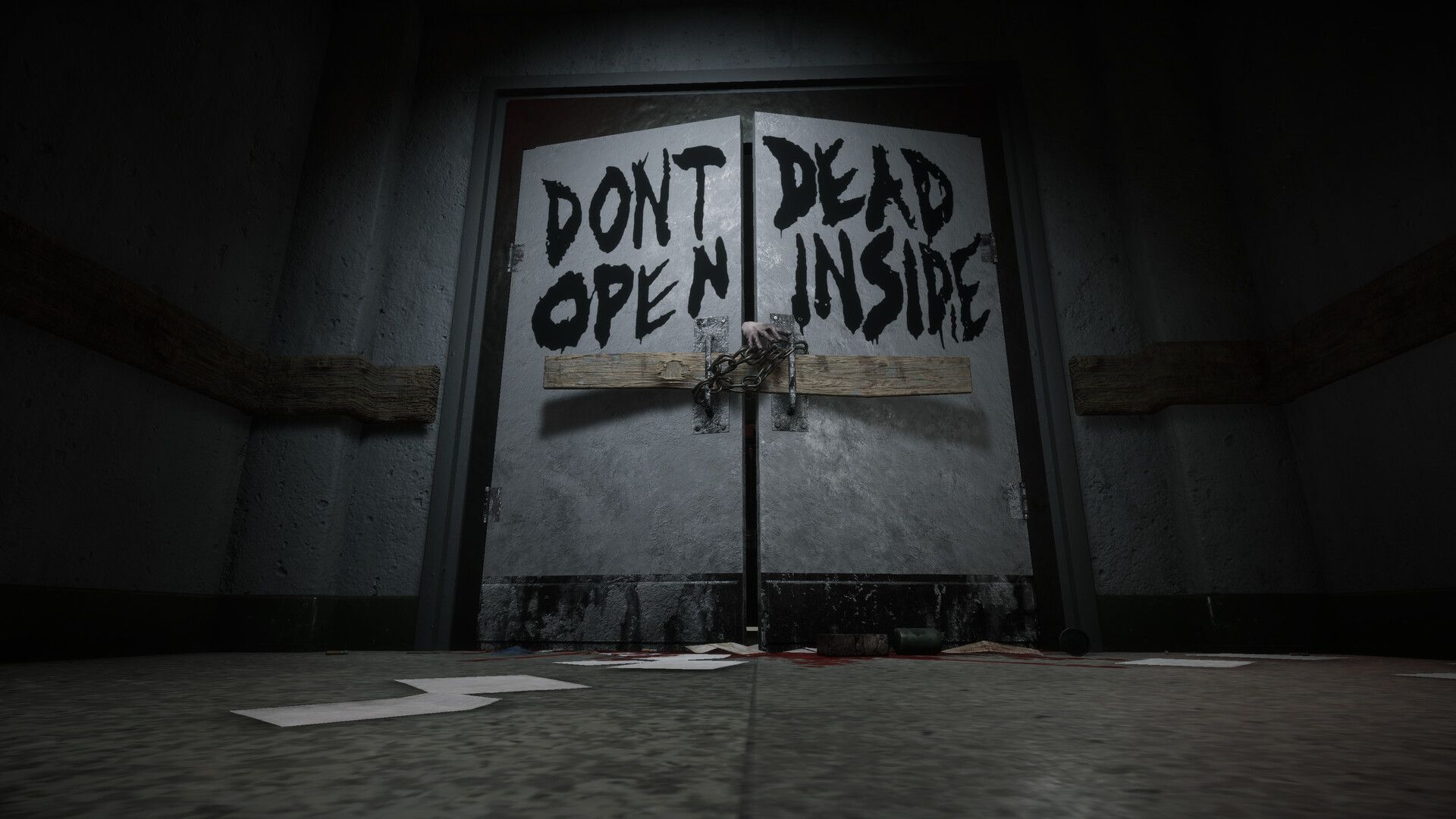 1920x1080 The Walking Dead: Destinies HD Wallpaper't Open Dead Inside Door Scenex1080