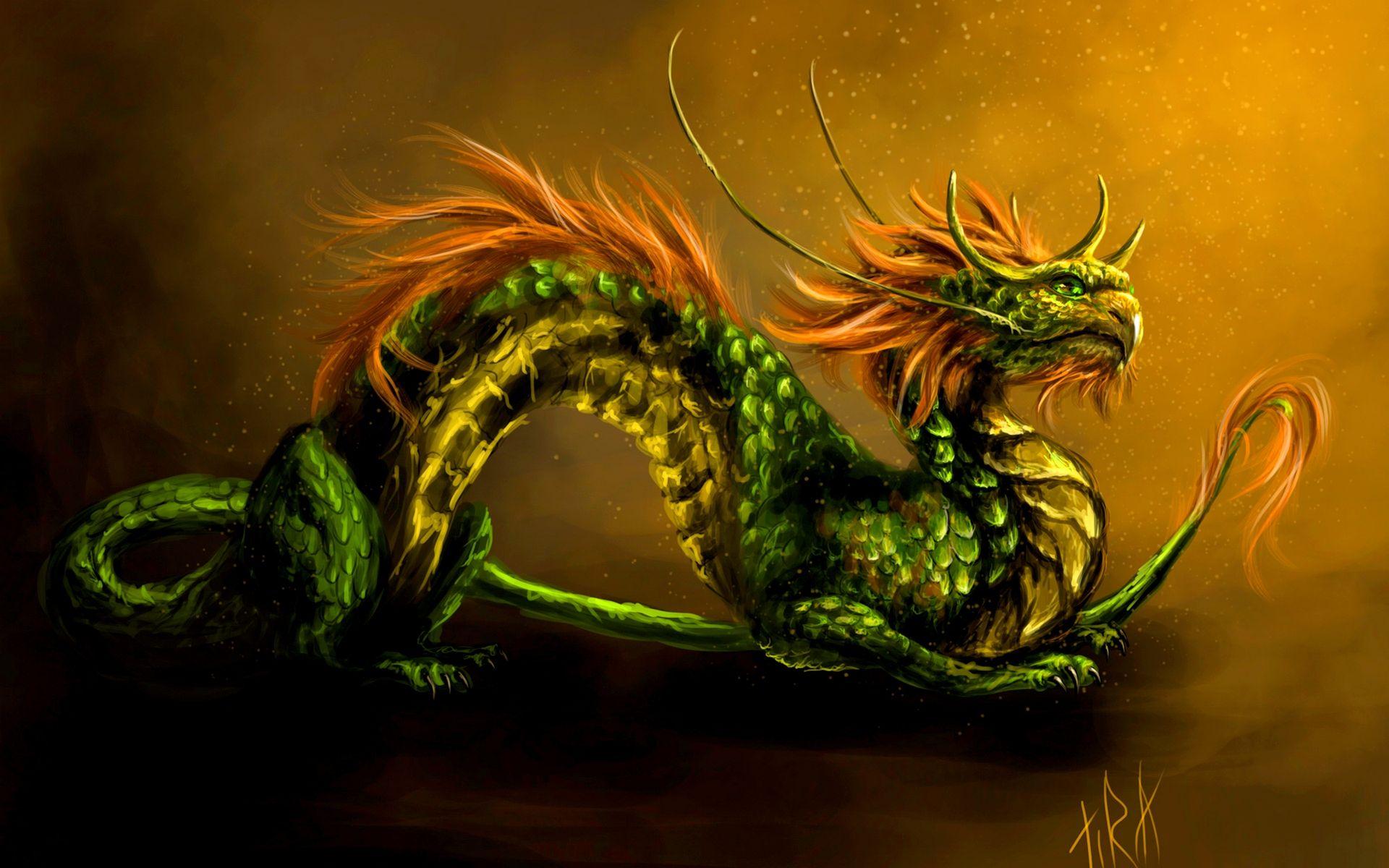 1920x1200 3D Dragon Wallpaper Free