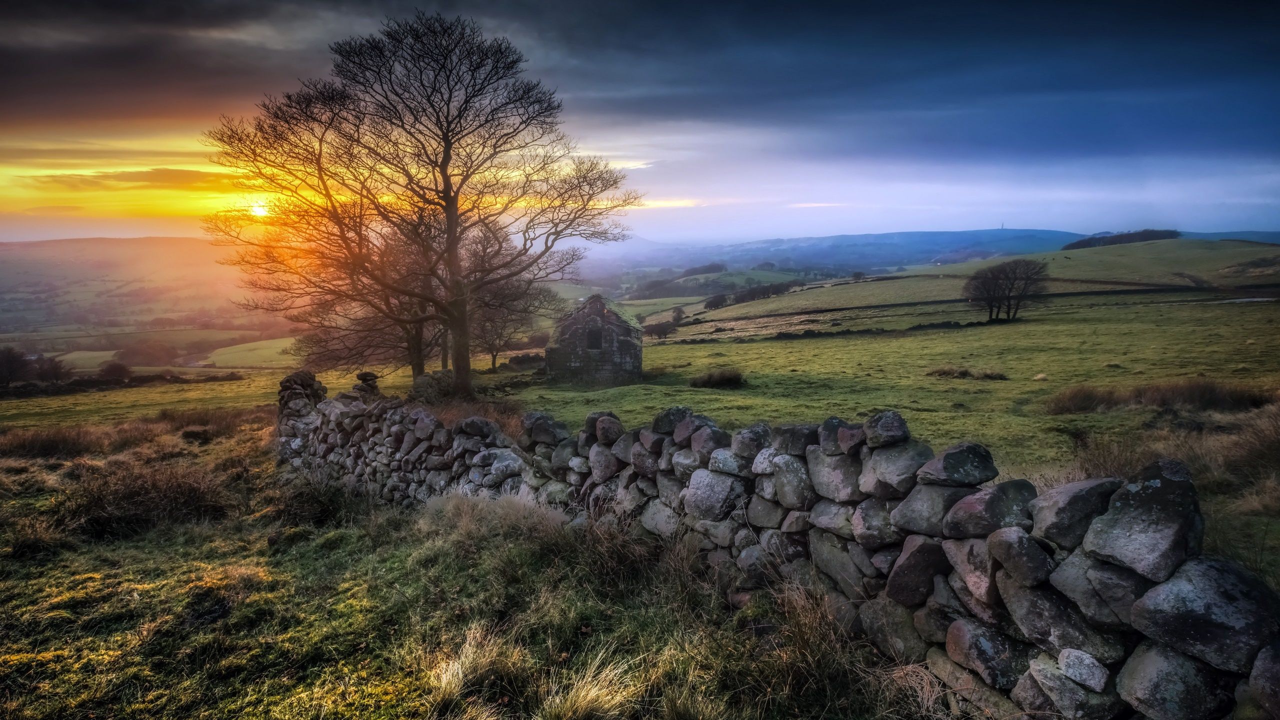 2560x1440 Peak District Roach End 2560 X 1440