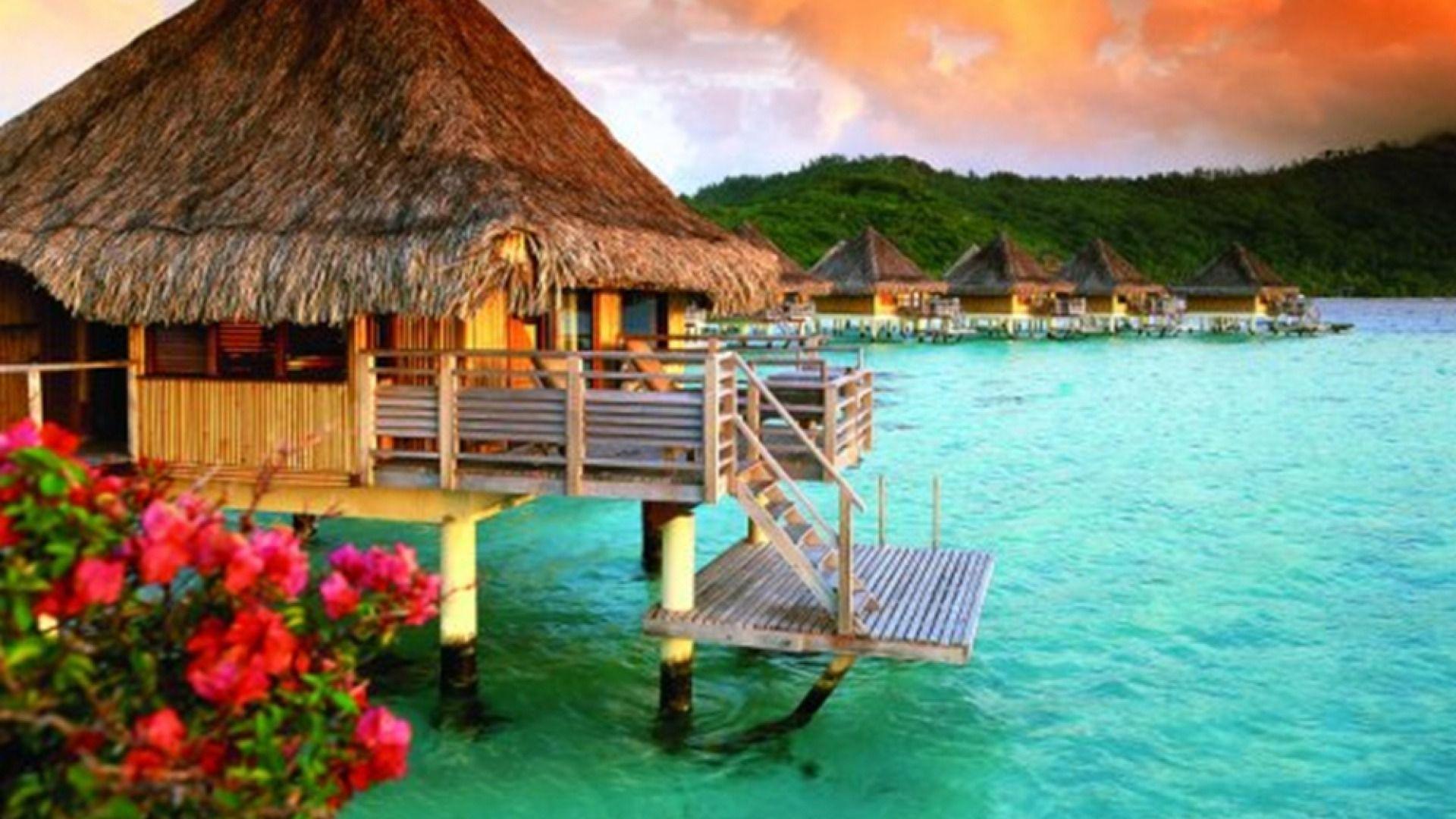 1920x1080 Bora Bora Background