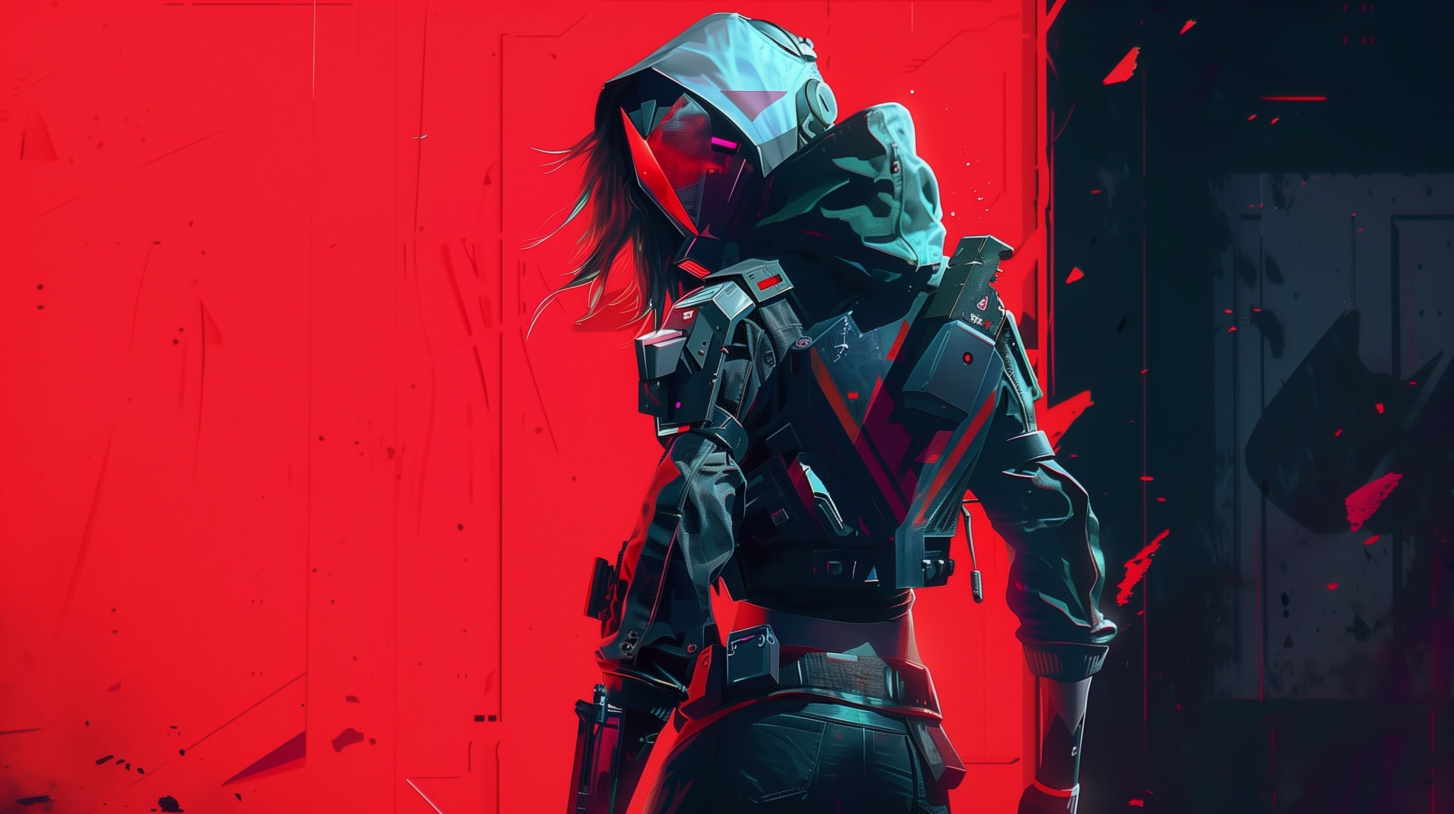 2912x1632 Wallpaper cyberpunk, character