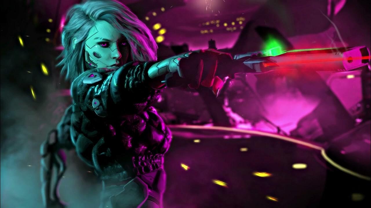 1280x720 CyberPunk Cyborg Girl 4k Live Wallpaper