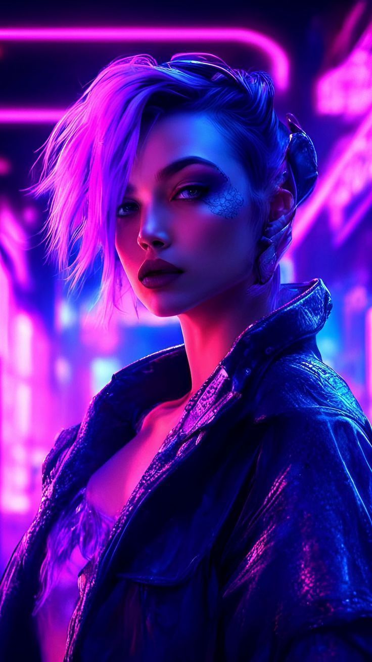 736x1308 Wallpaper girl, blonde, jacket