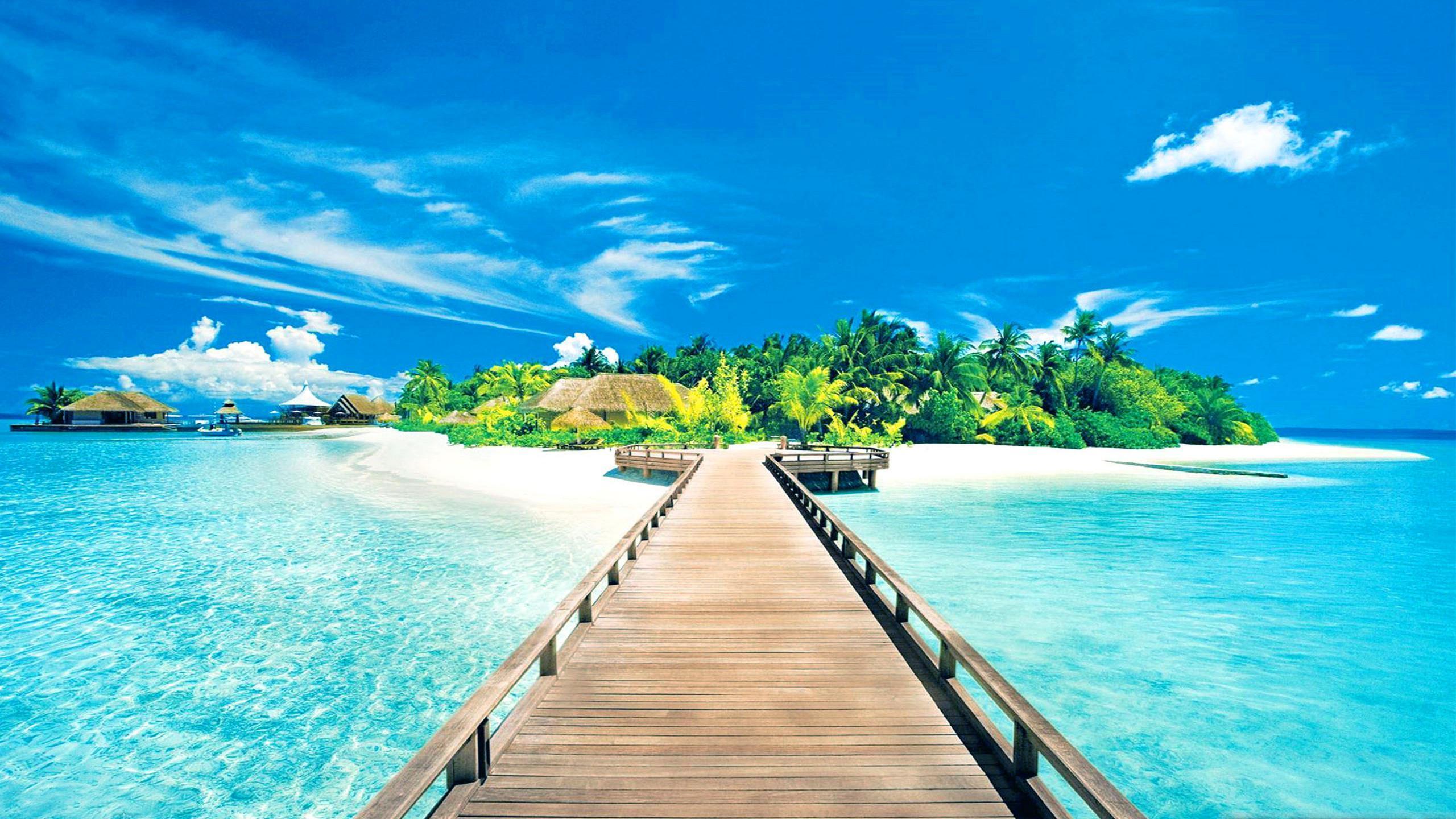 tropical island paradise