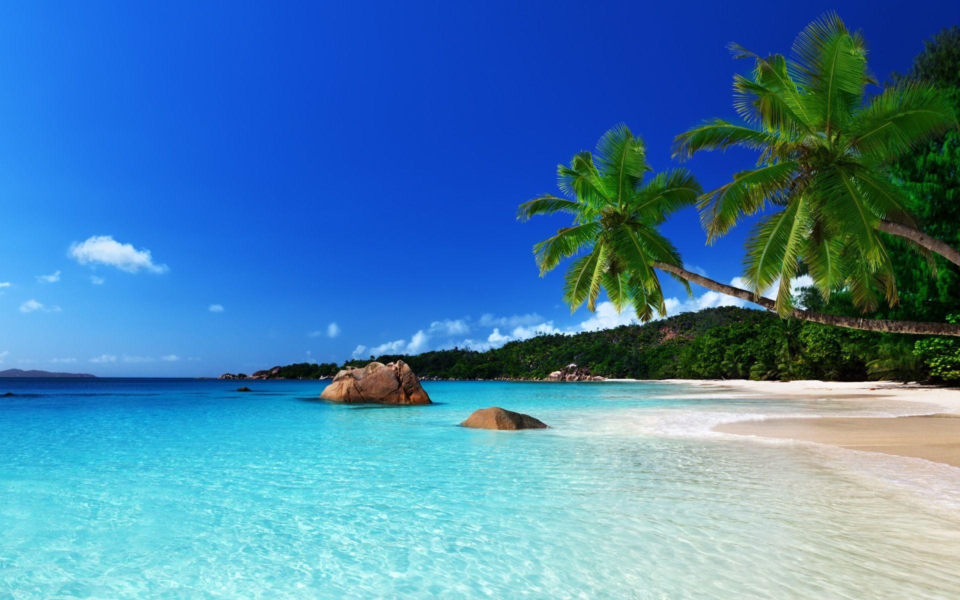 1920x1200 Tropical Island Background