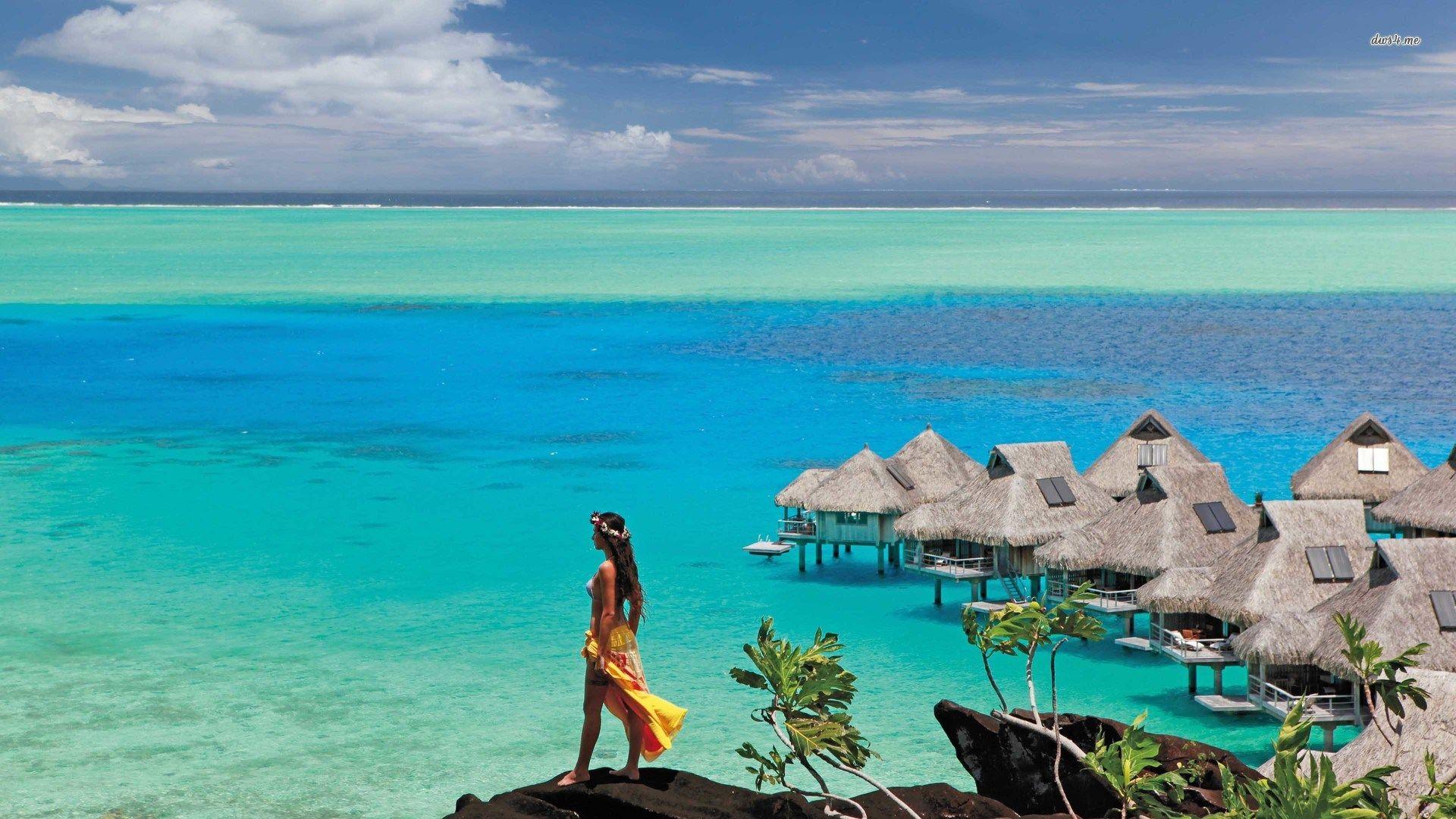 1920x1080 Hilton Bora Bora Nui Resort & Spa wallpaper