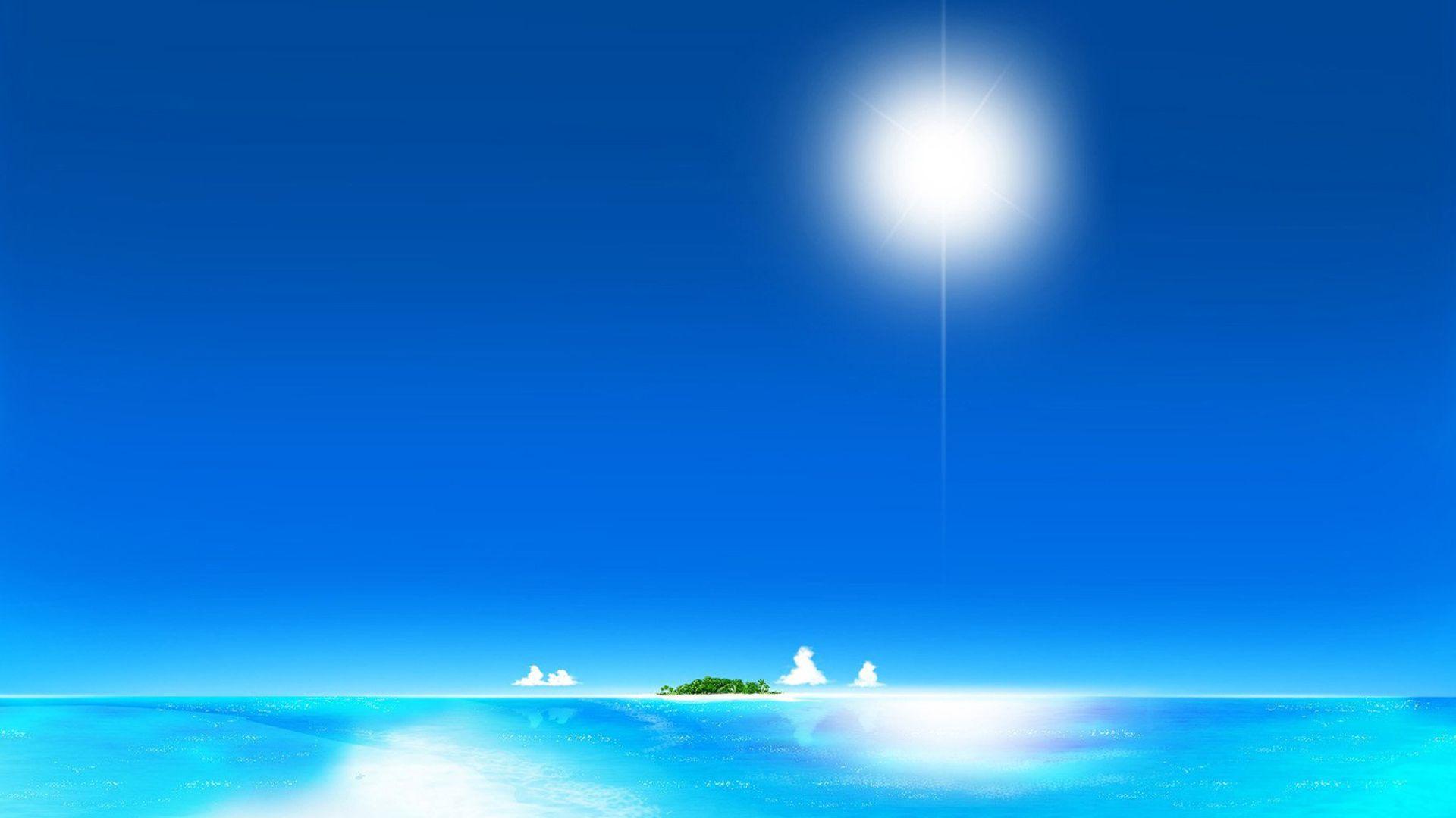 1920x1080 Tropical Island Paradise Wallpaper