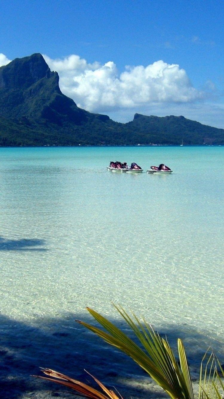 750x1334 Peaceful Bora Bora iPhone Wallpaper at