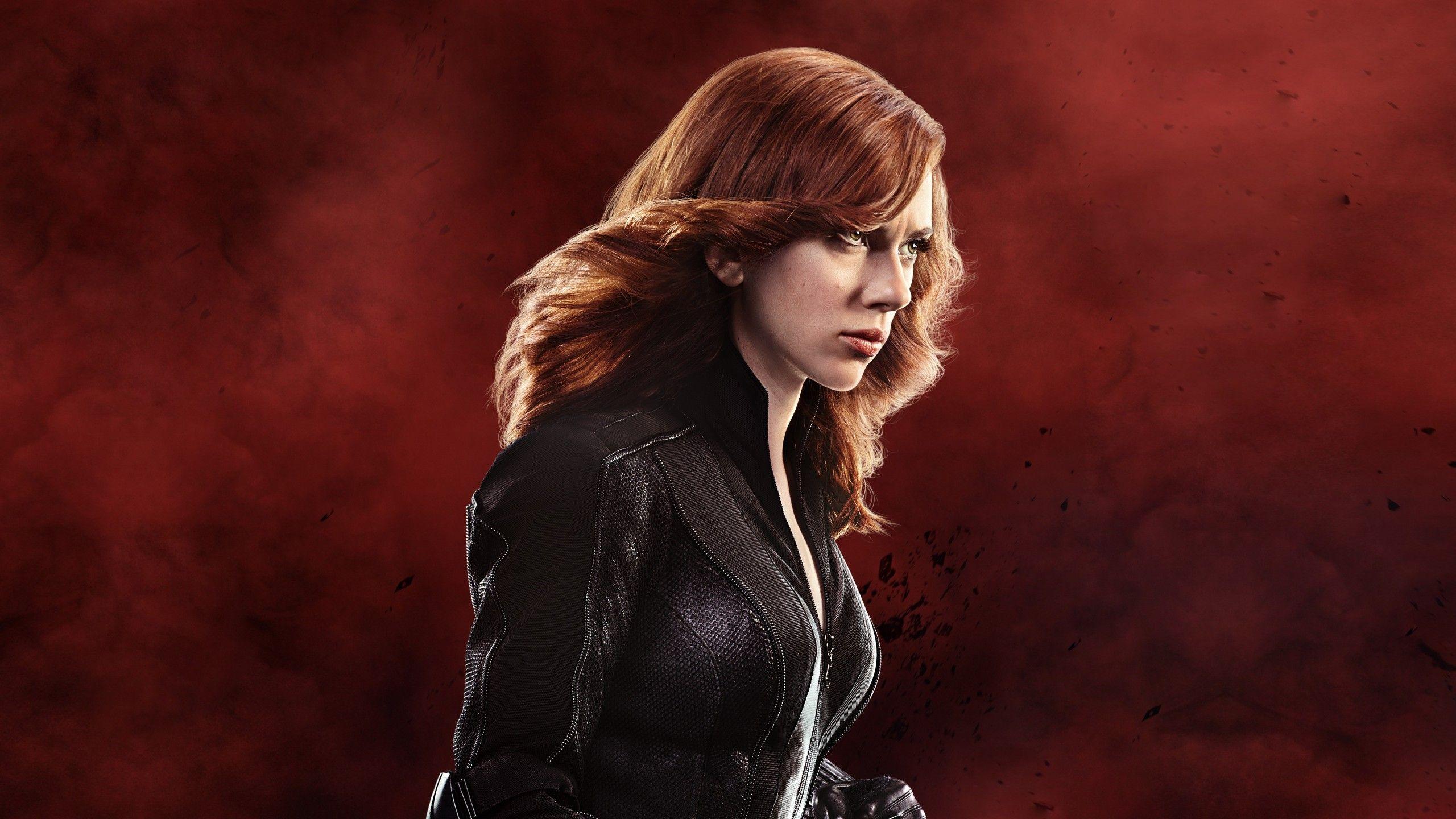 2560x1440 Wallpaper BLACK WIDOW, Scarlett Johansson, Captain America 3