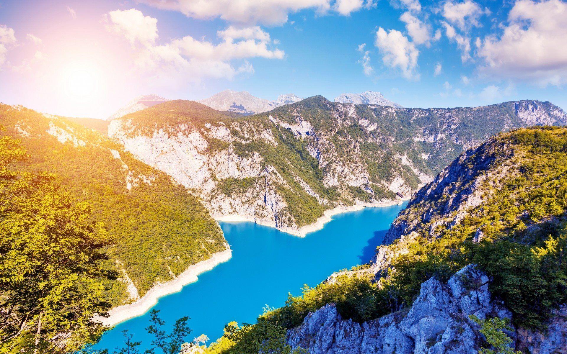 1920x1200 Download wallpaper summer, lake, mountains, mountain lake