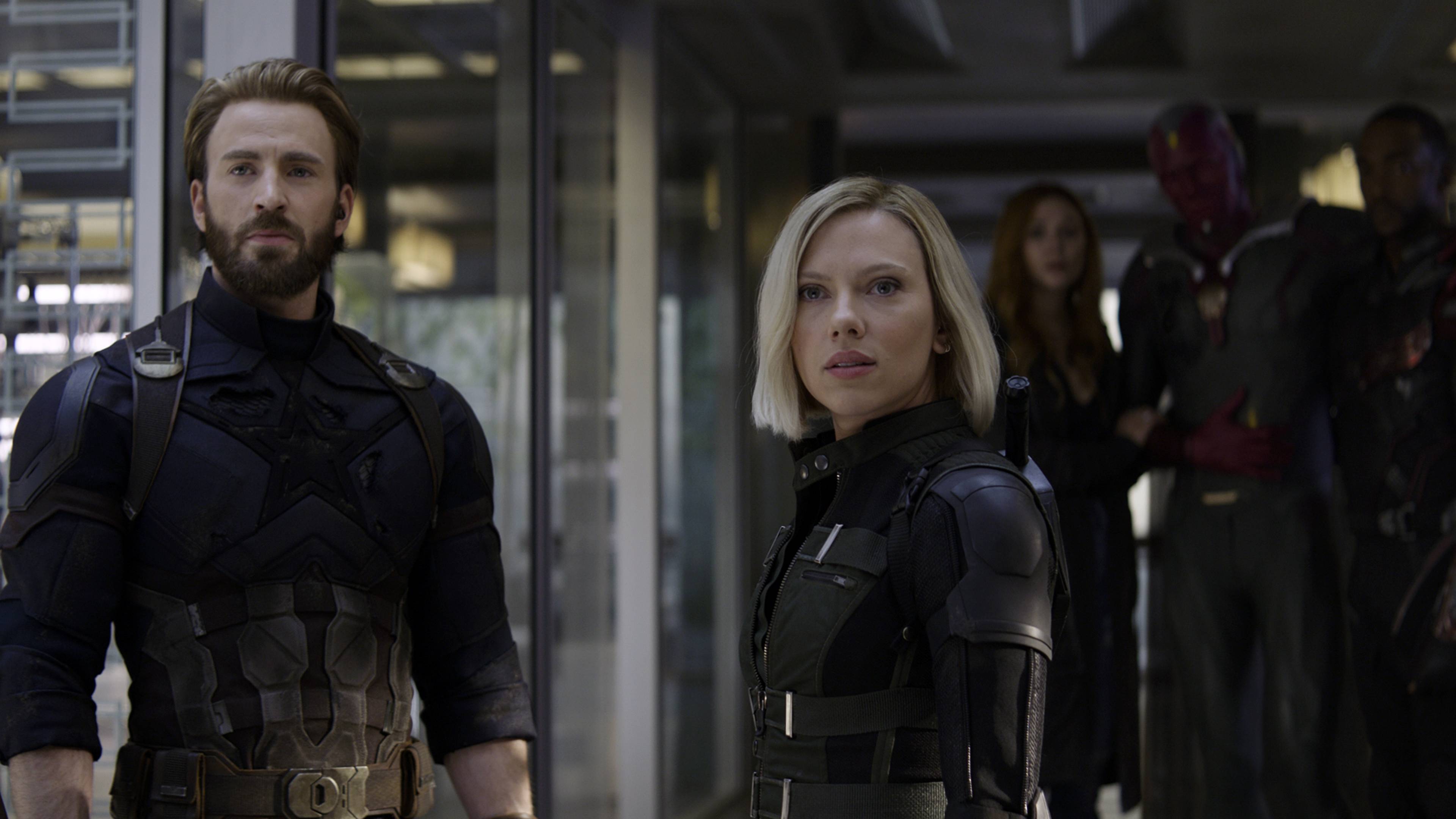 3840x2160 Infinity War Scarlett Johansson Chris .