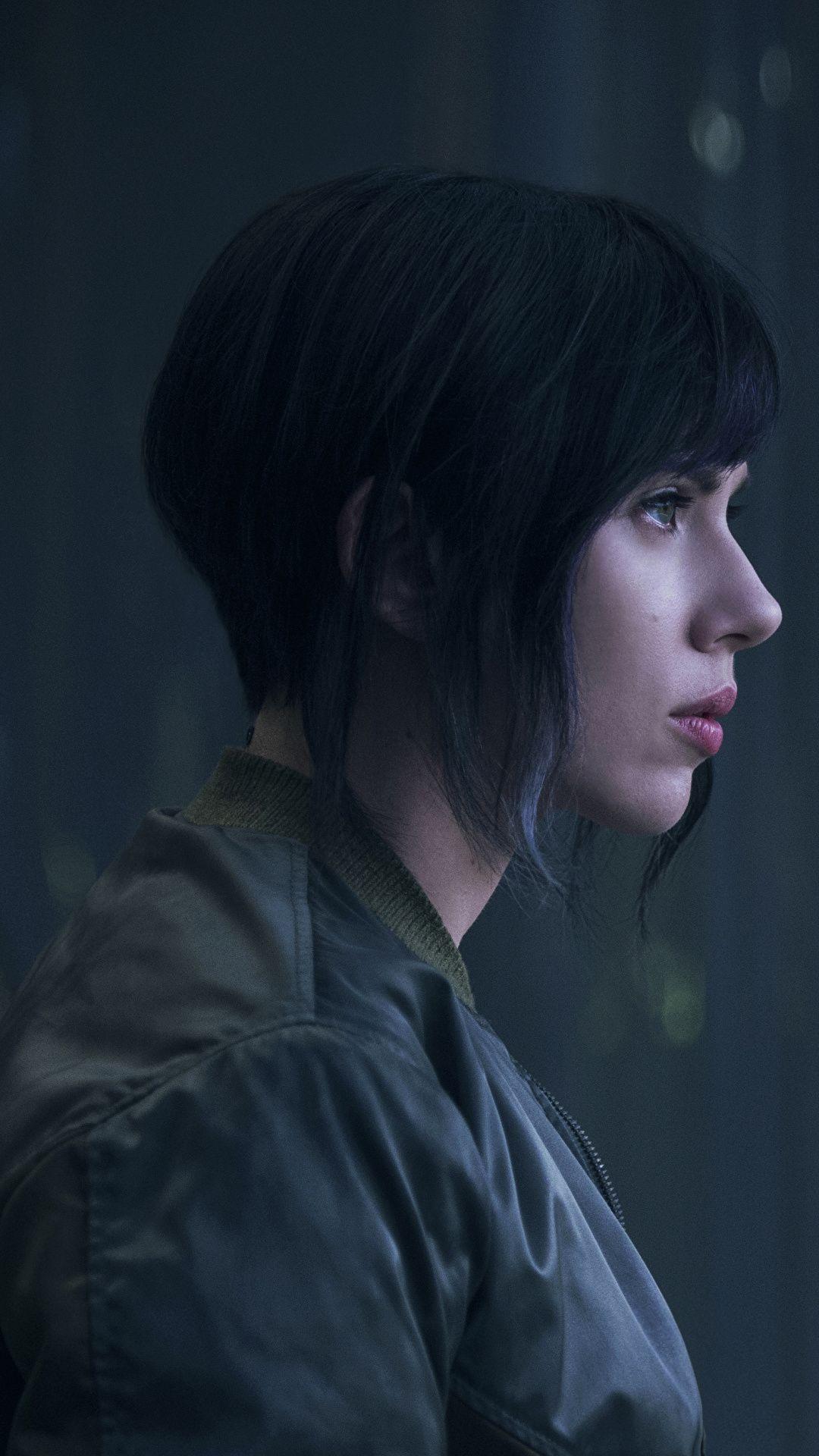 1080x1920 Photo Ghost in the Shell 2017 Scarlett Johansson Girls 1080x1920