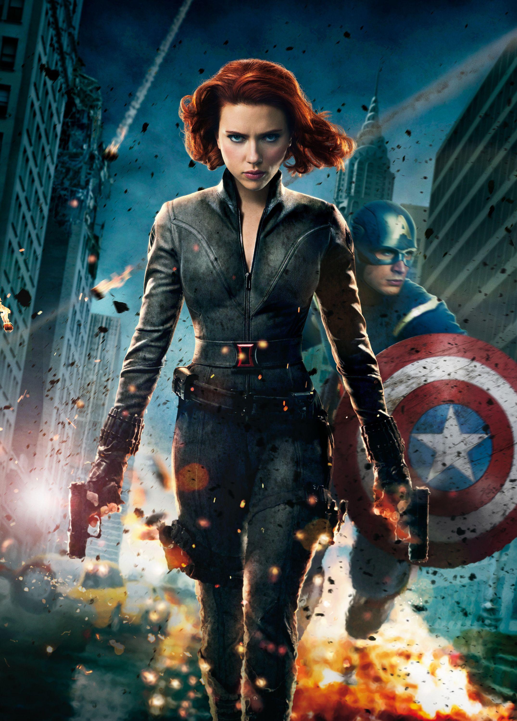 2150x3000 The Avengers (comic book movie) Scarlett Johansson Black