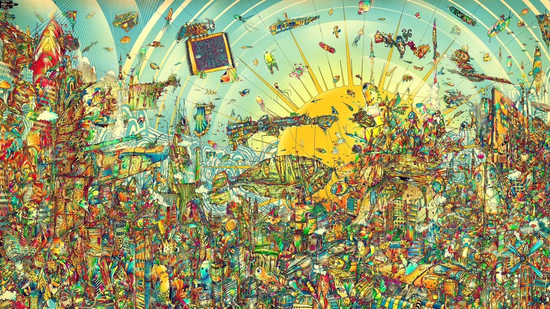 1920x1080 Psychedelic Desktop Wallpaper