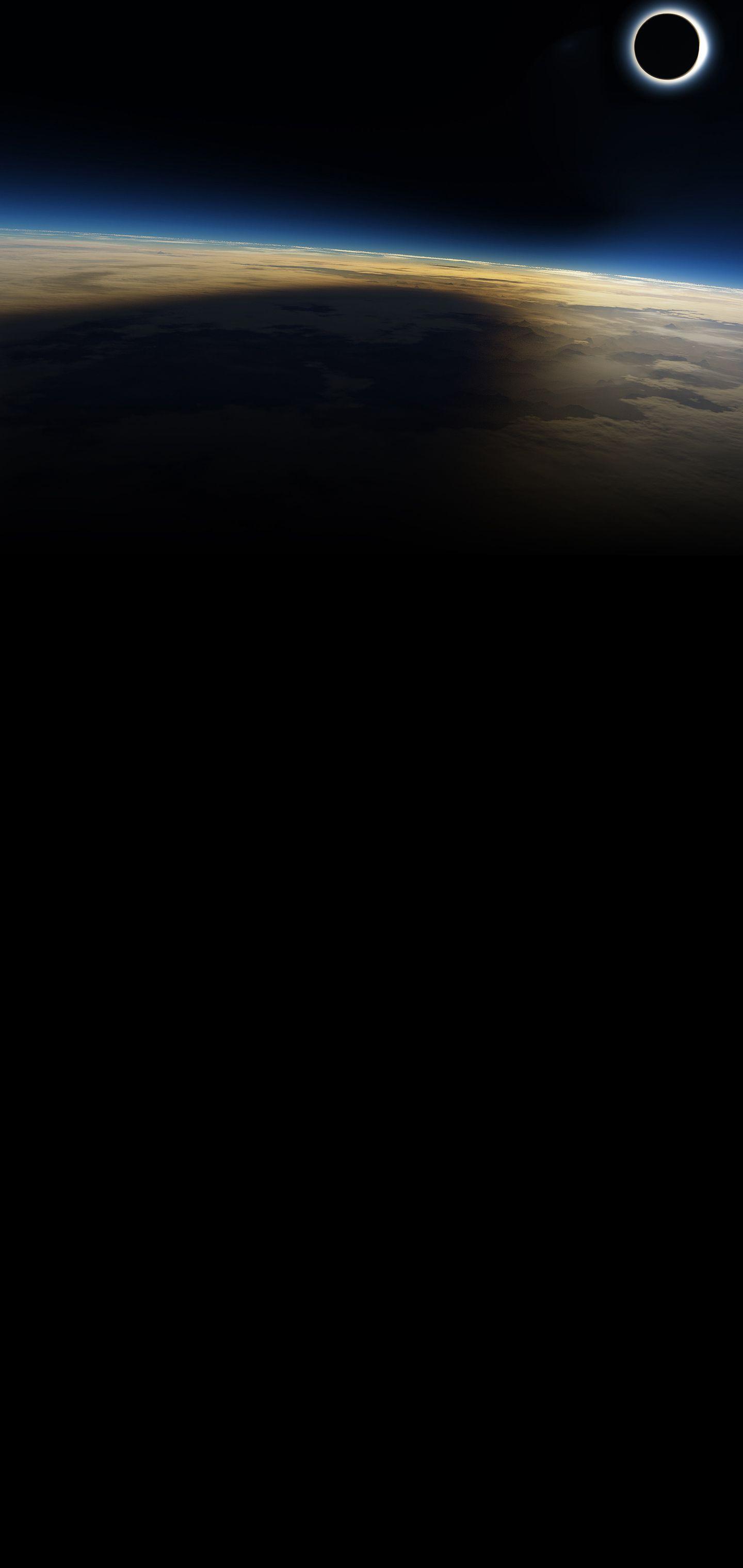 1440x3040 Samsung Galaxy S10 S10e Solar Eclipse Wallpaper