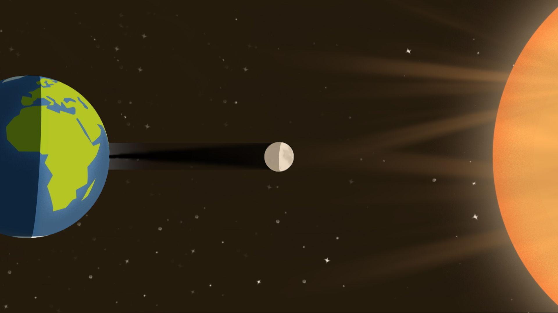 1920x1080 The Moon is Front and Center During a Total Solar Eclipse